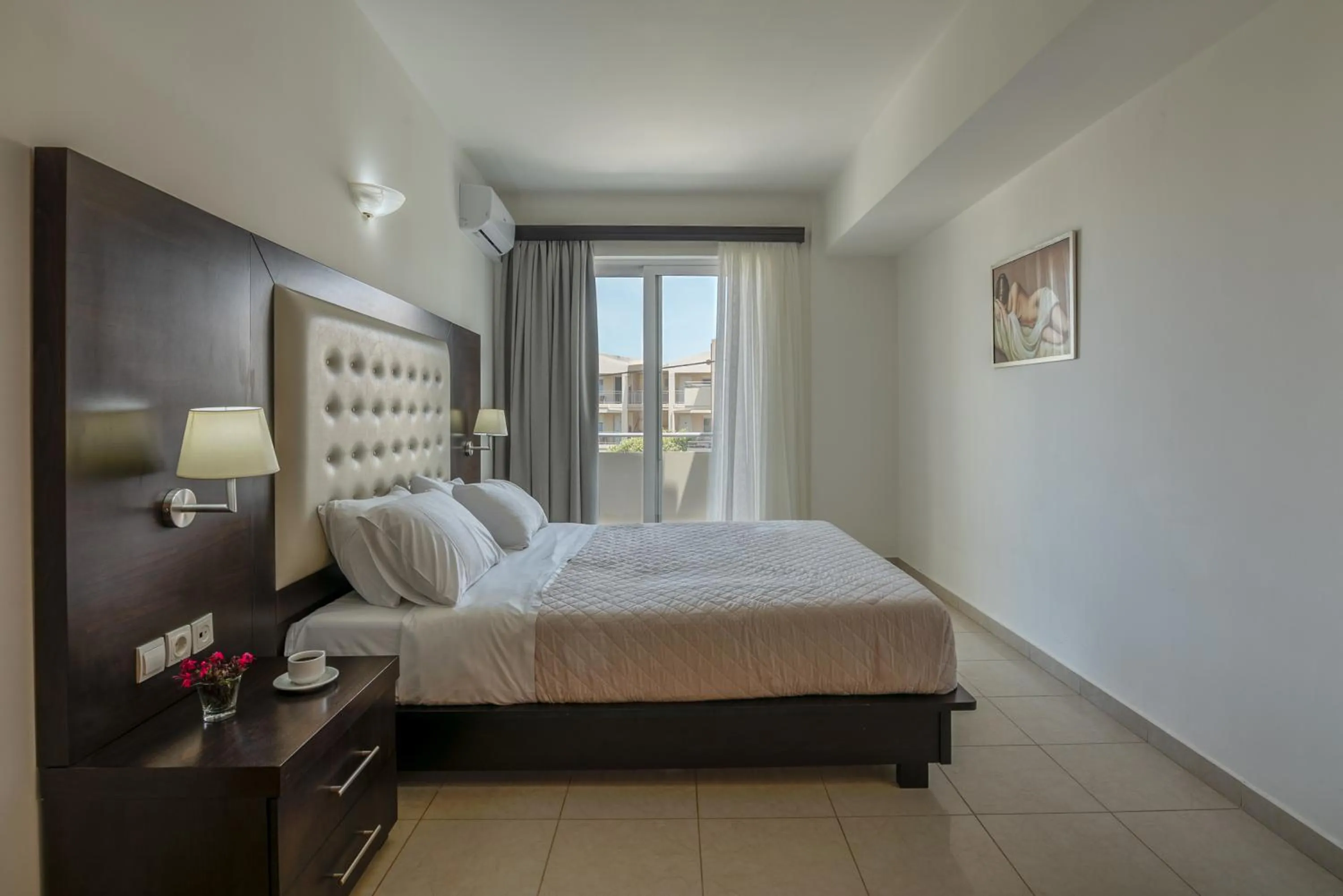 Bed in Castro Beach Hotel