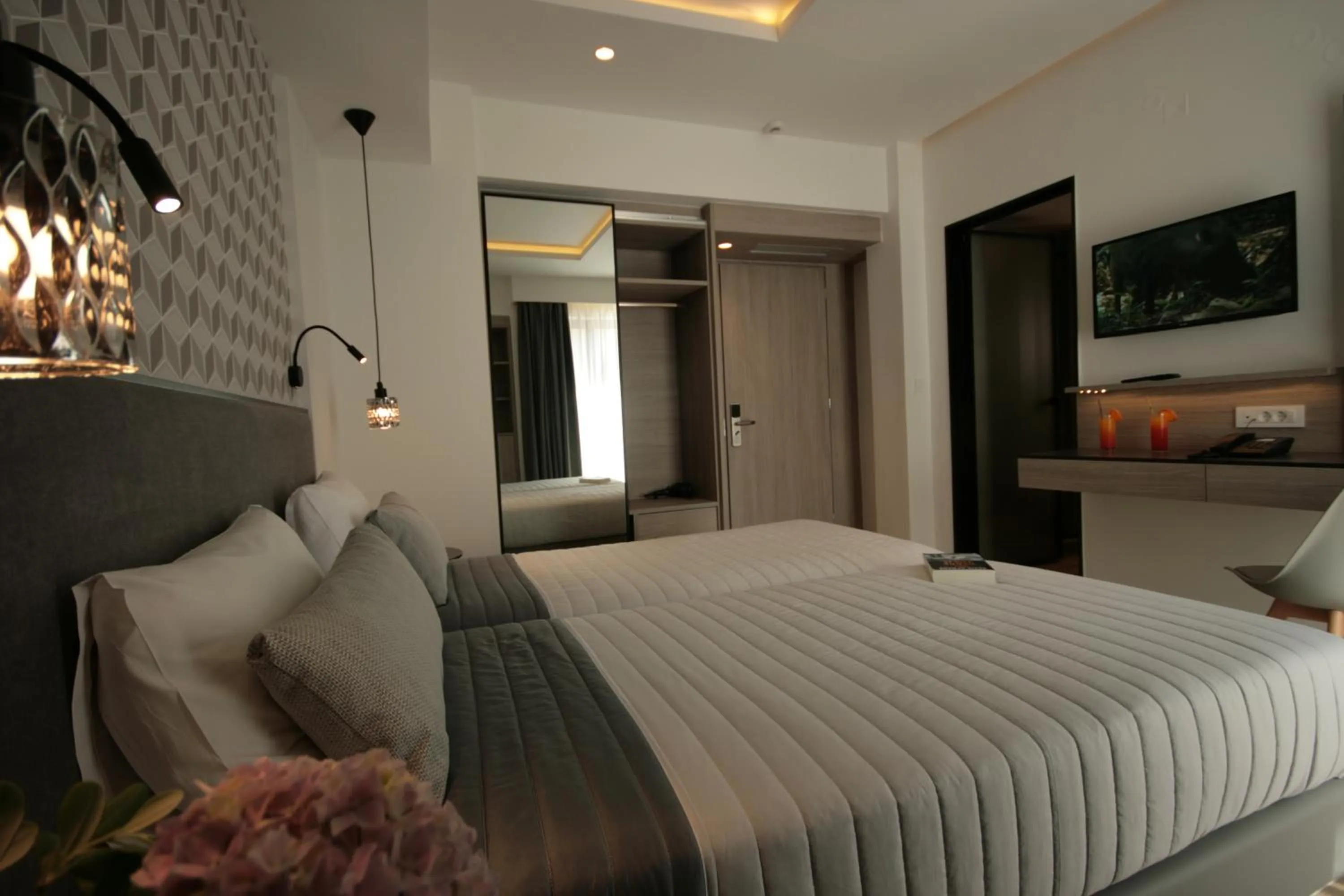 Bed in Castro Beach Hotel