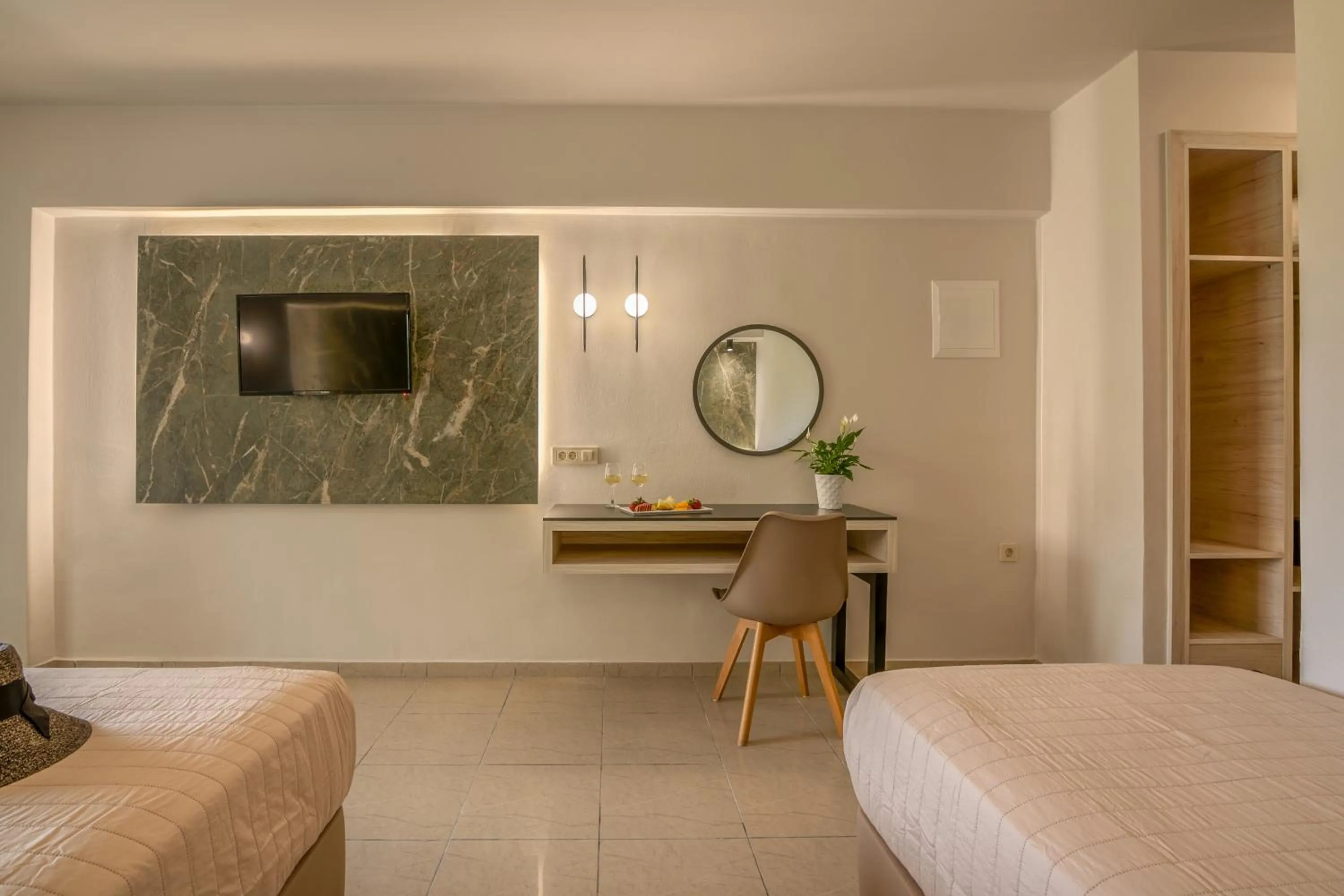 Bed in Castro Beach Hotel