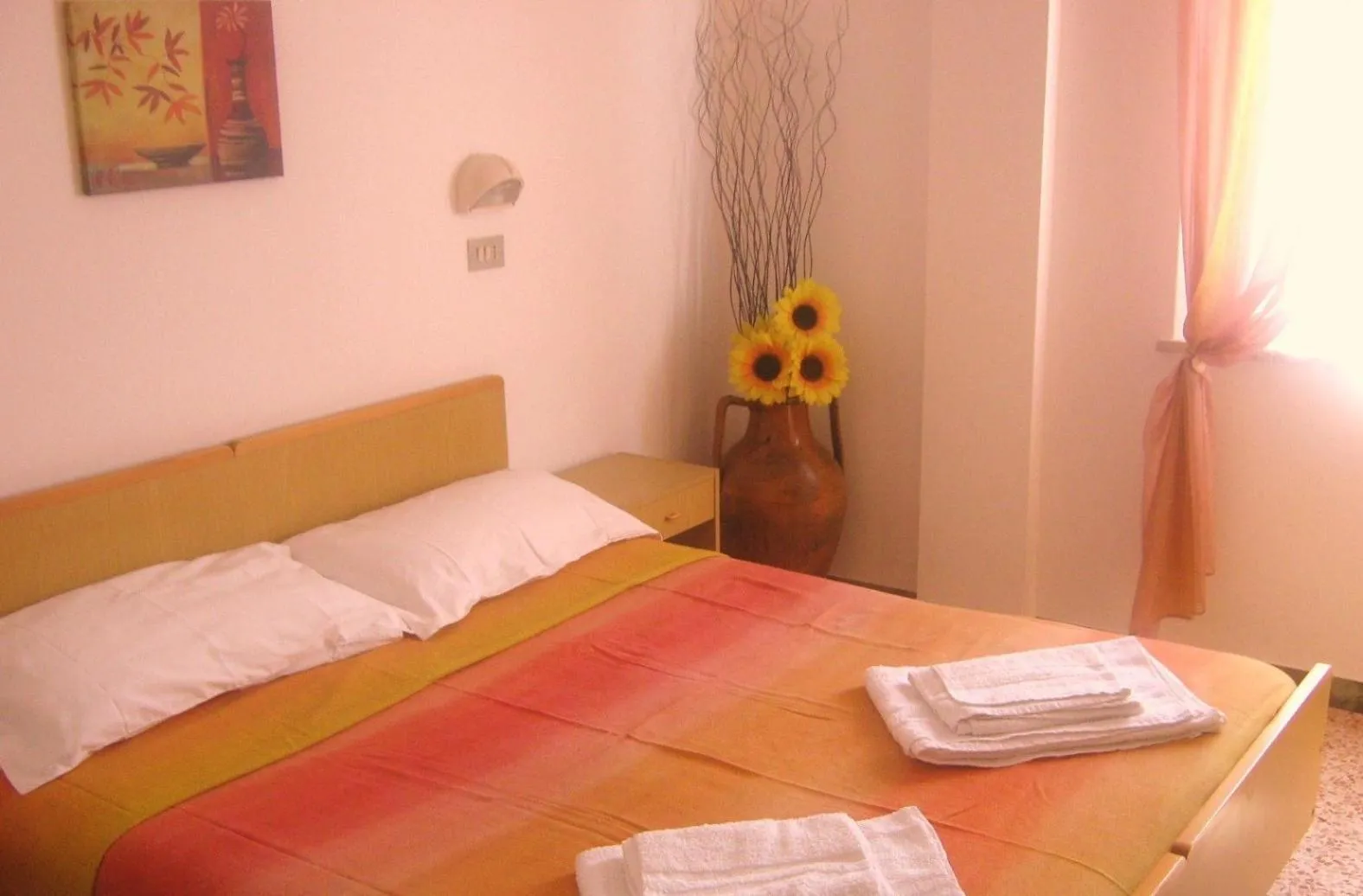 Bed in Hotel Carmen Viserba