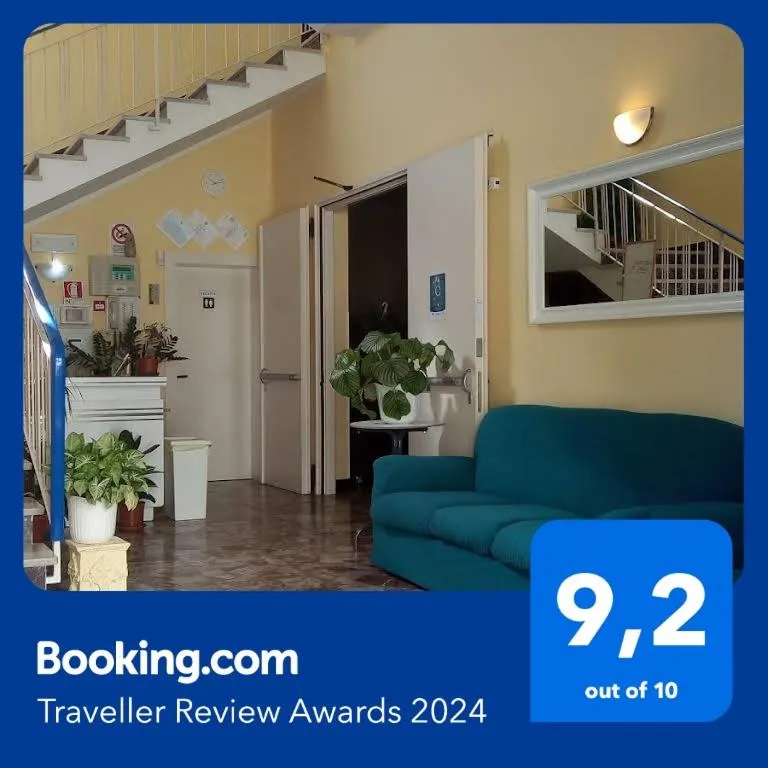 Lobby or reception in Hotel Carmen Viserba