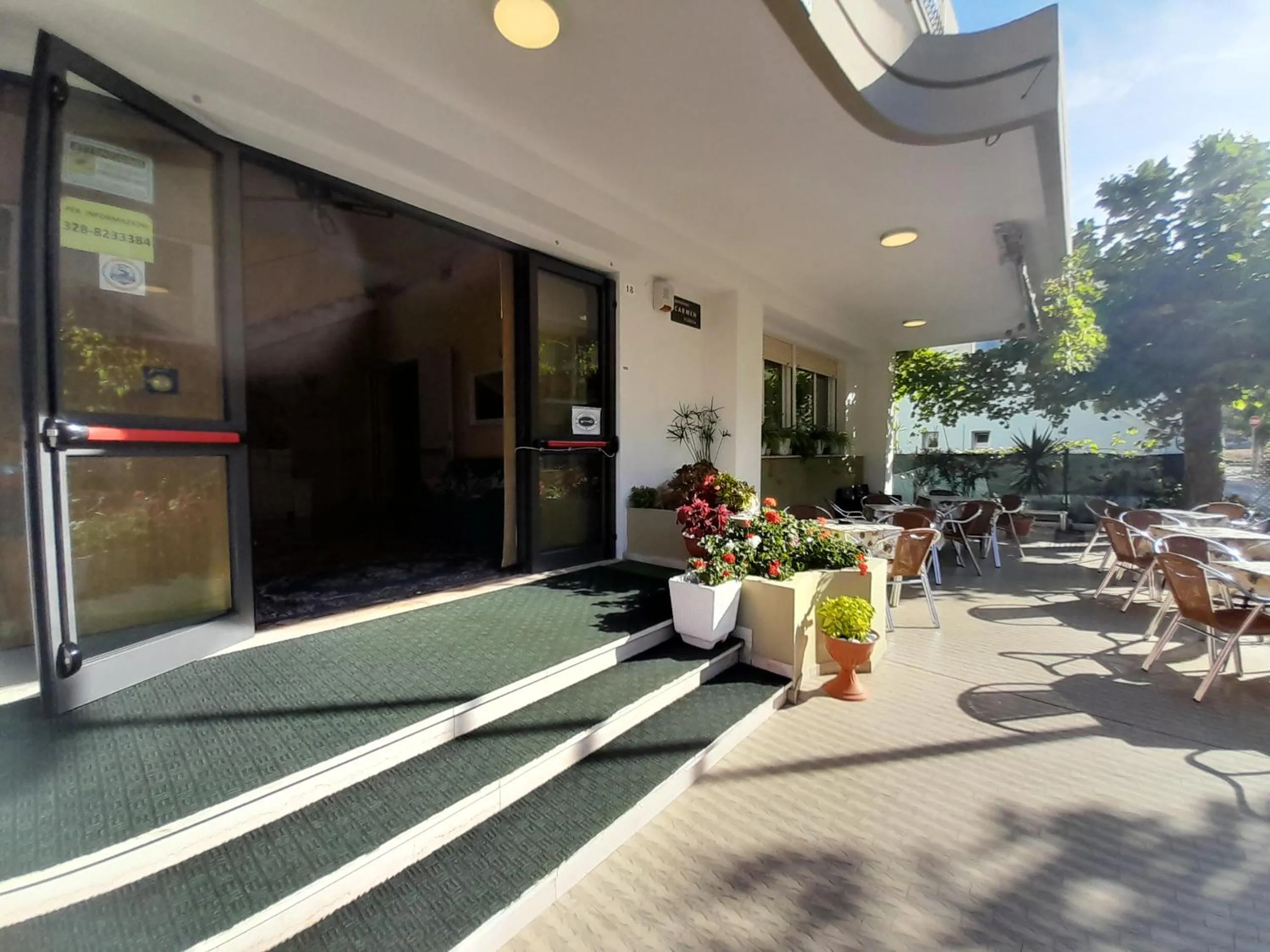 Property building in Hotel Carmen Viserba