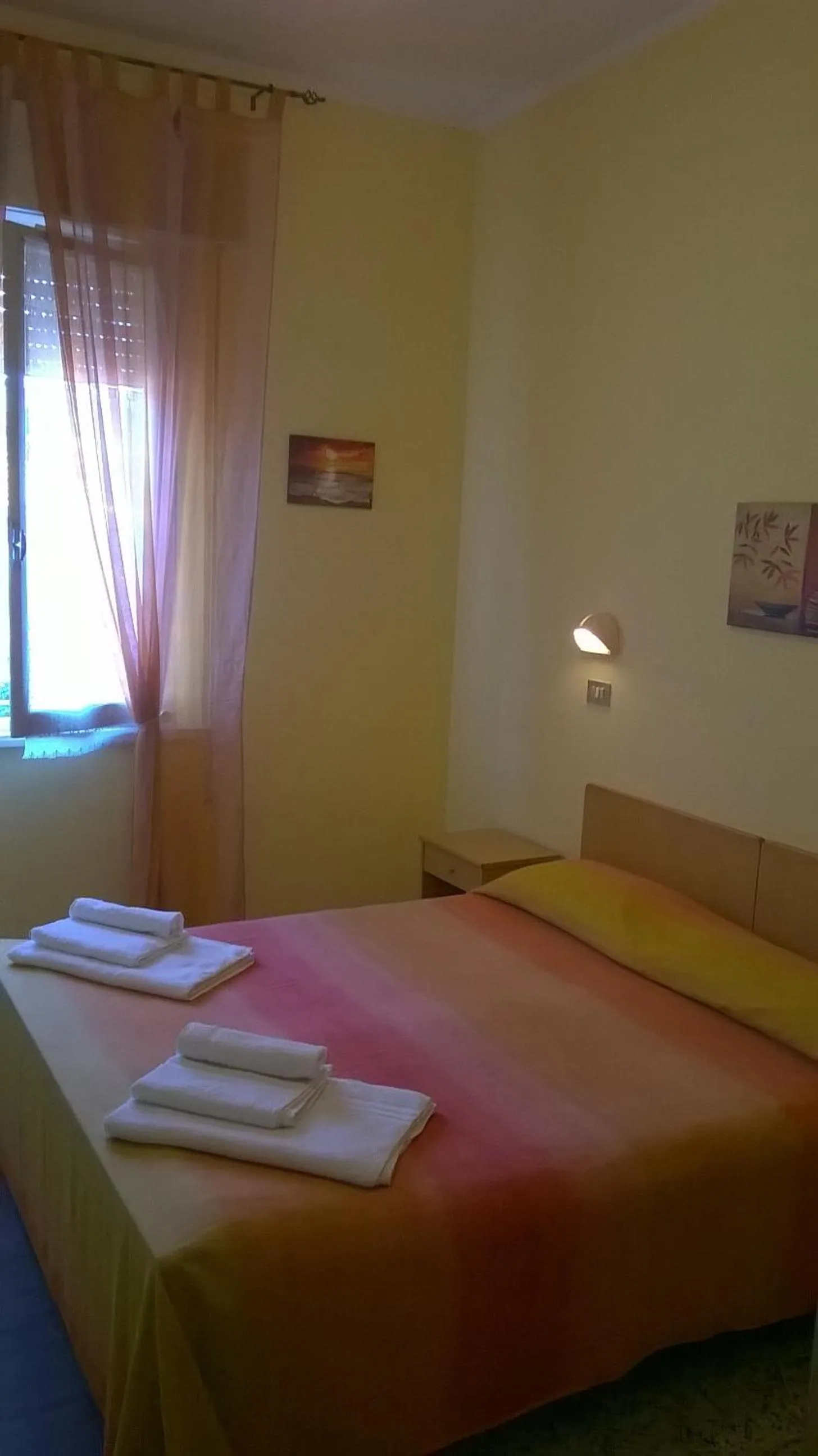 Bed in Hotel Carmen Viserba