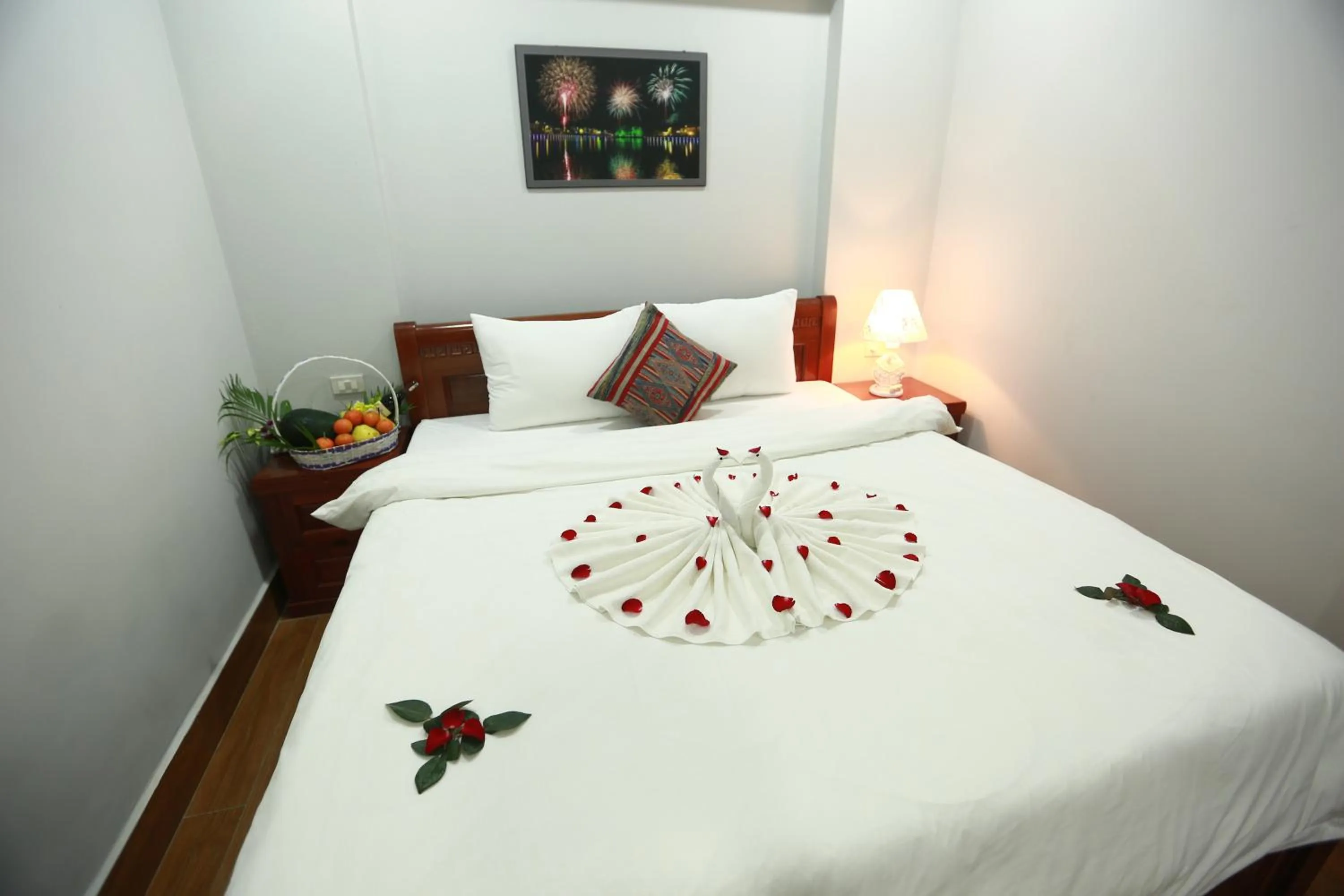 Bed in Sapa Land Hotel