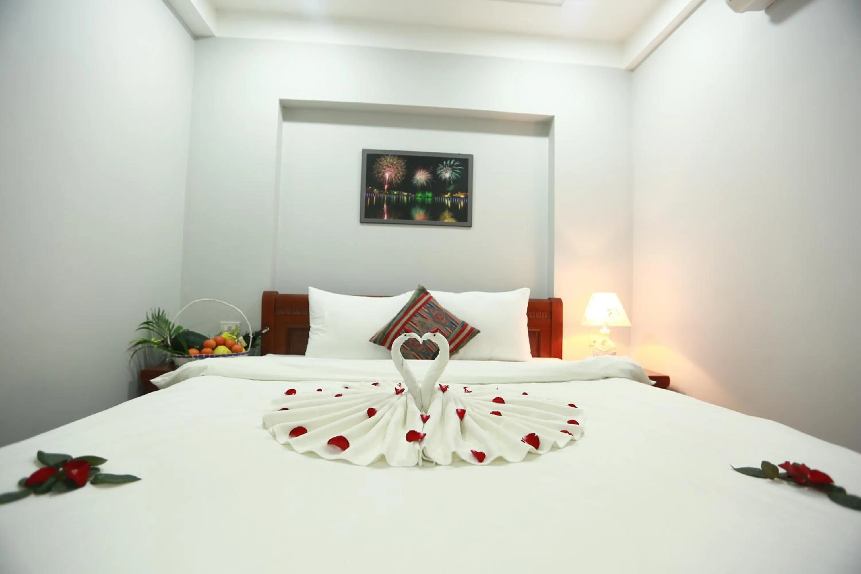 Bed in Sapa Land Hotel