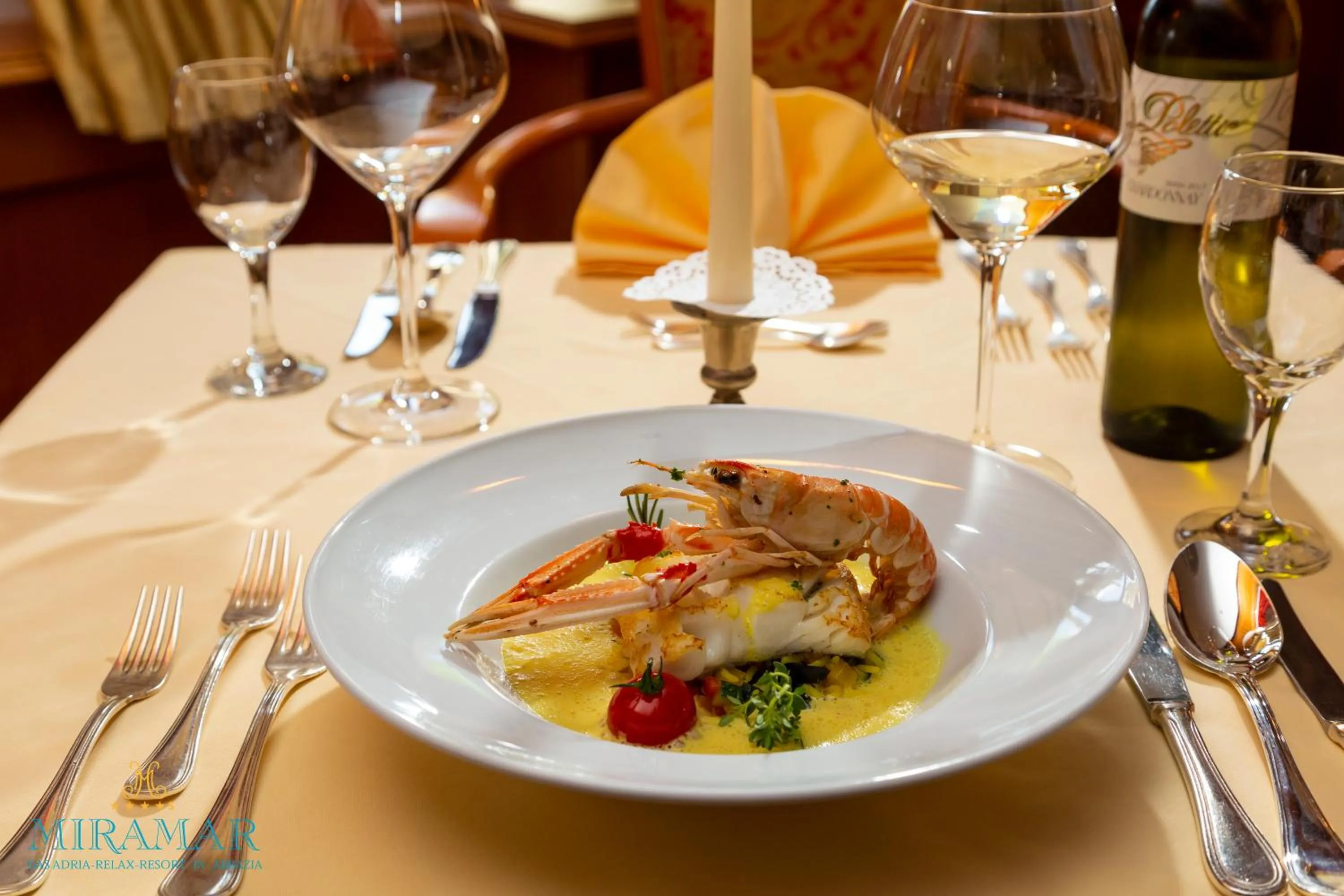 Food and drinks in Hotel Miramar