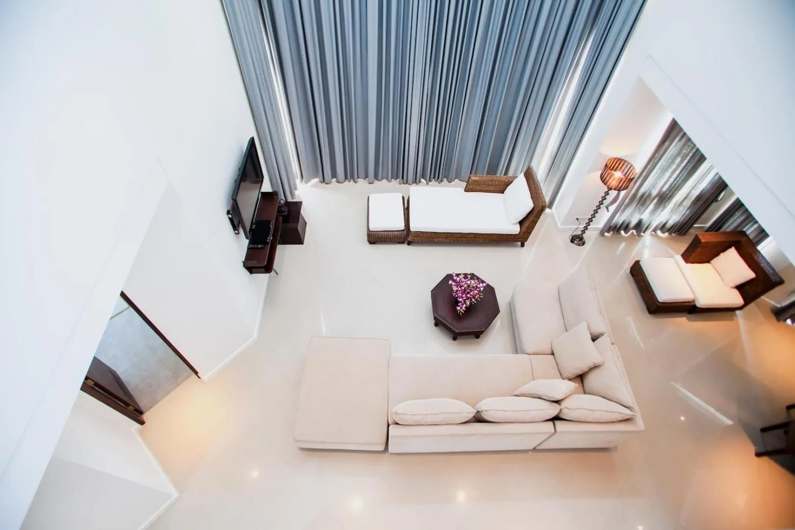 Living room, Bed in Amatapura Villa 26