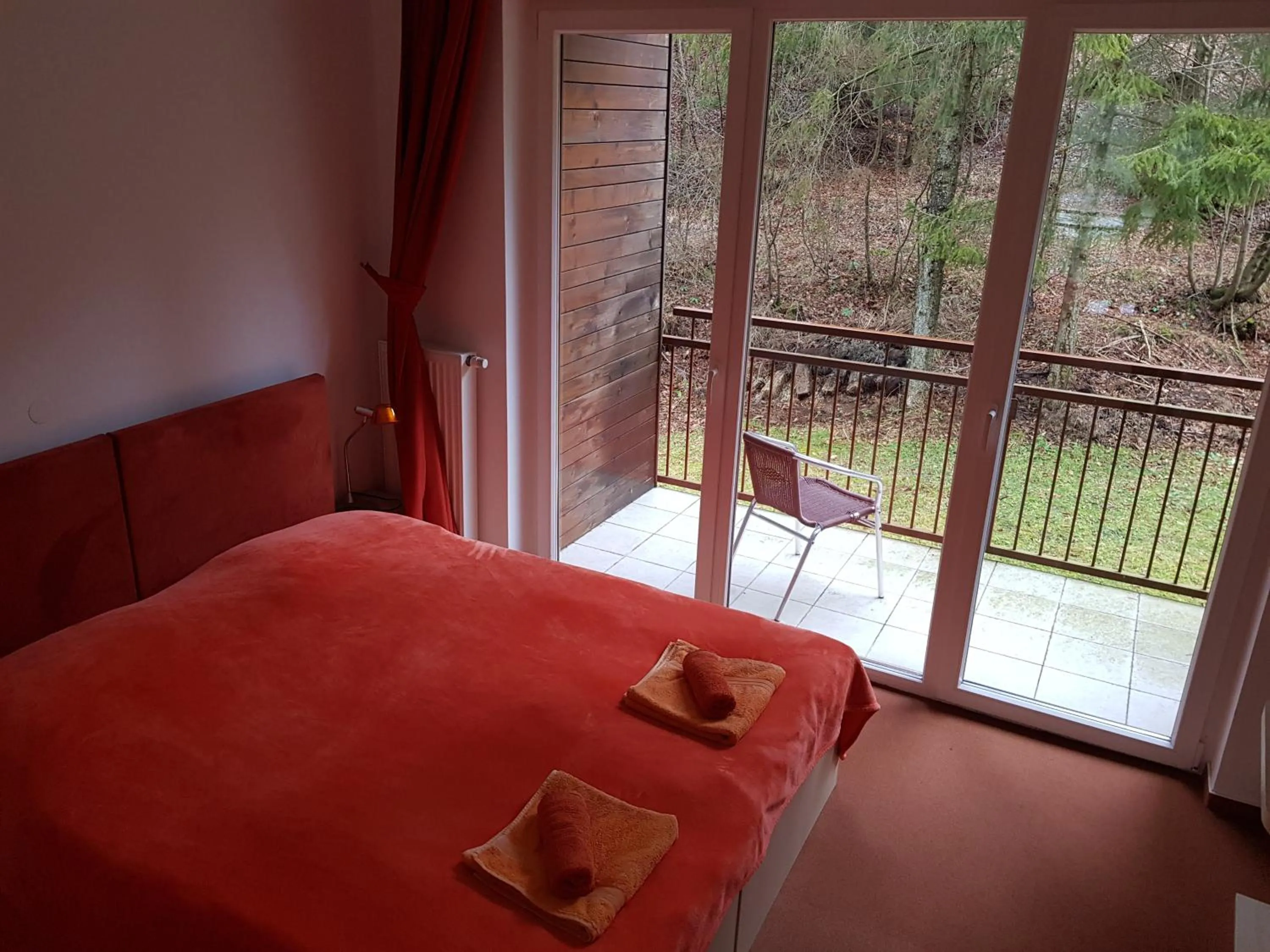 Bed in Hotel Rakitna