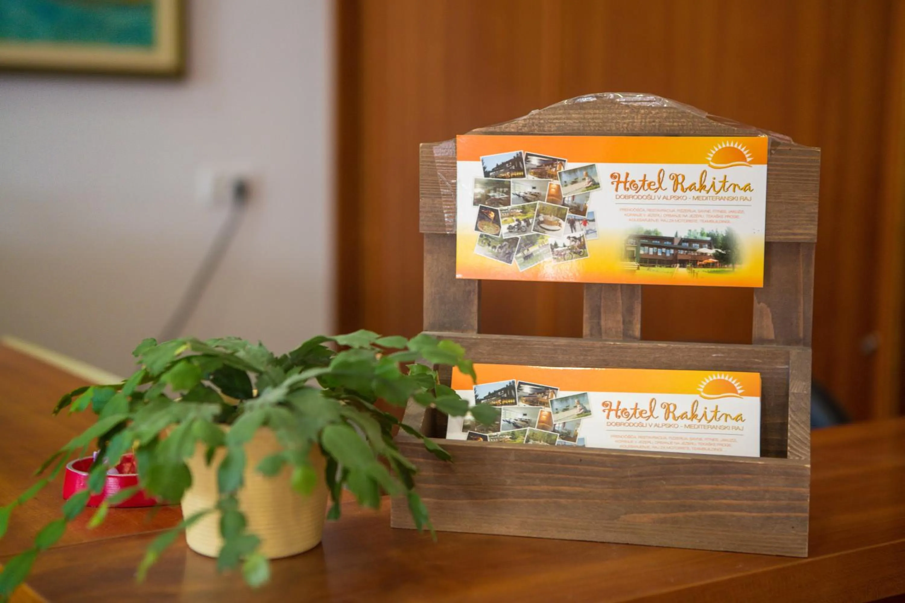 Lobby or reception in Hotel Rakitna