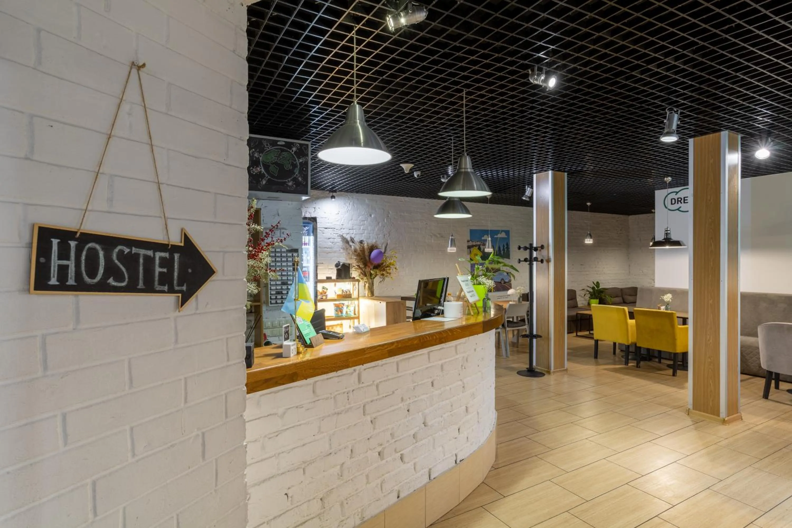 Lobby or reception in DREAM Hostel Kyiv