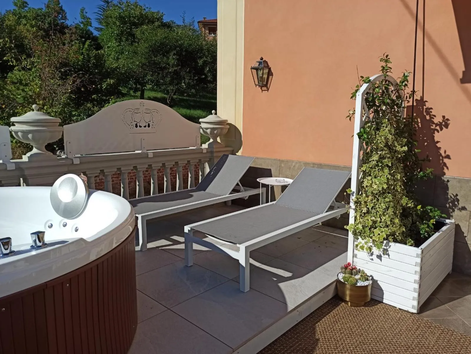 Balcony/Terrace in Duchessa Margherita Chateaux & Hotels