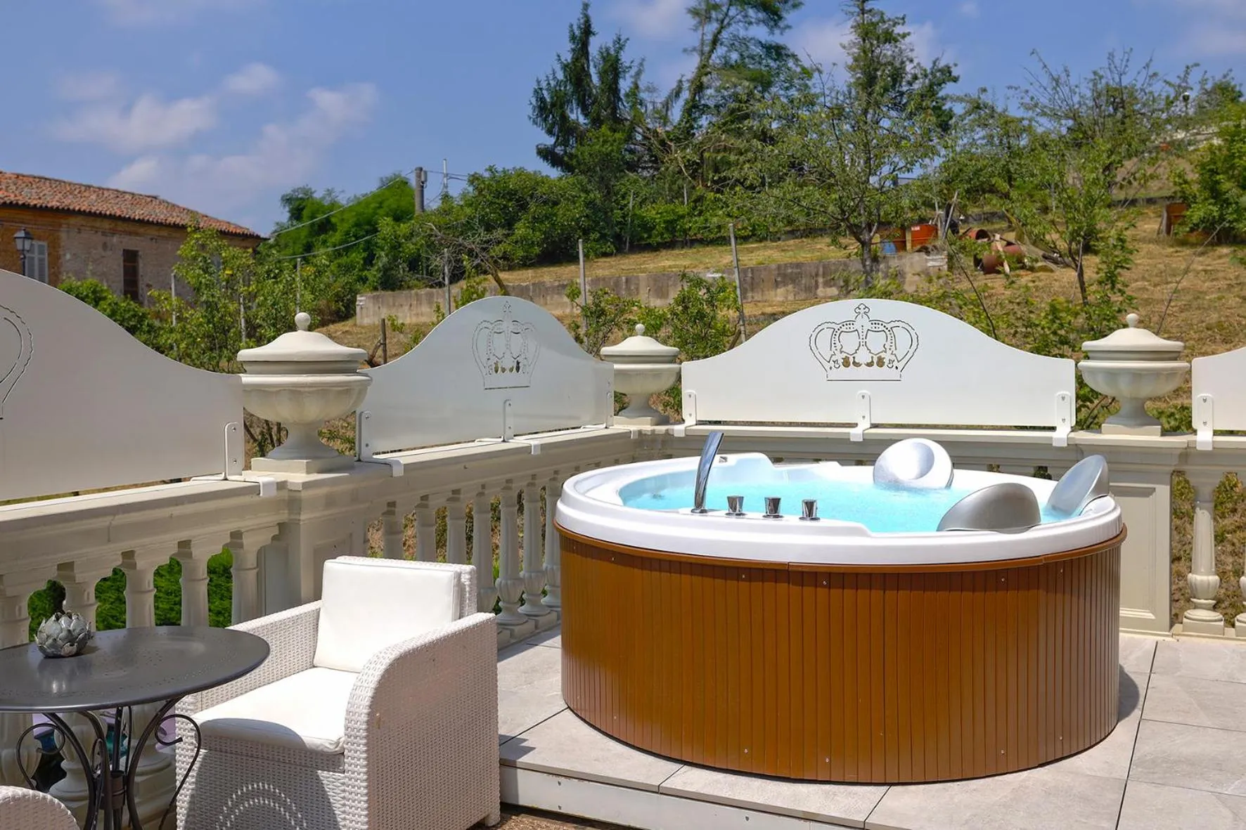 Balcony/Terrace in Duchessa Margherita Chateaux & Hotels