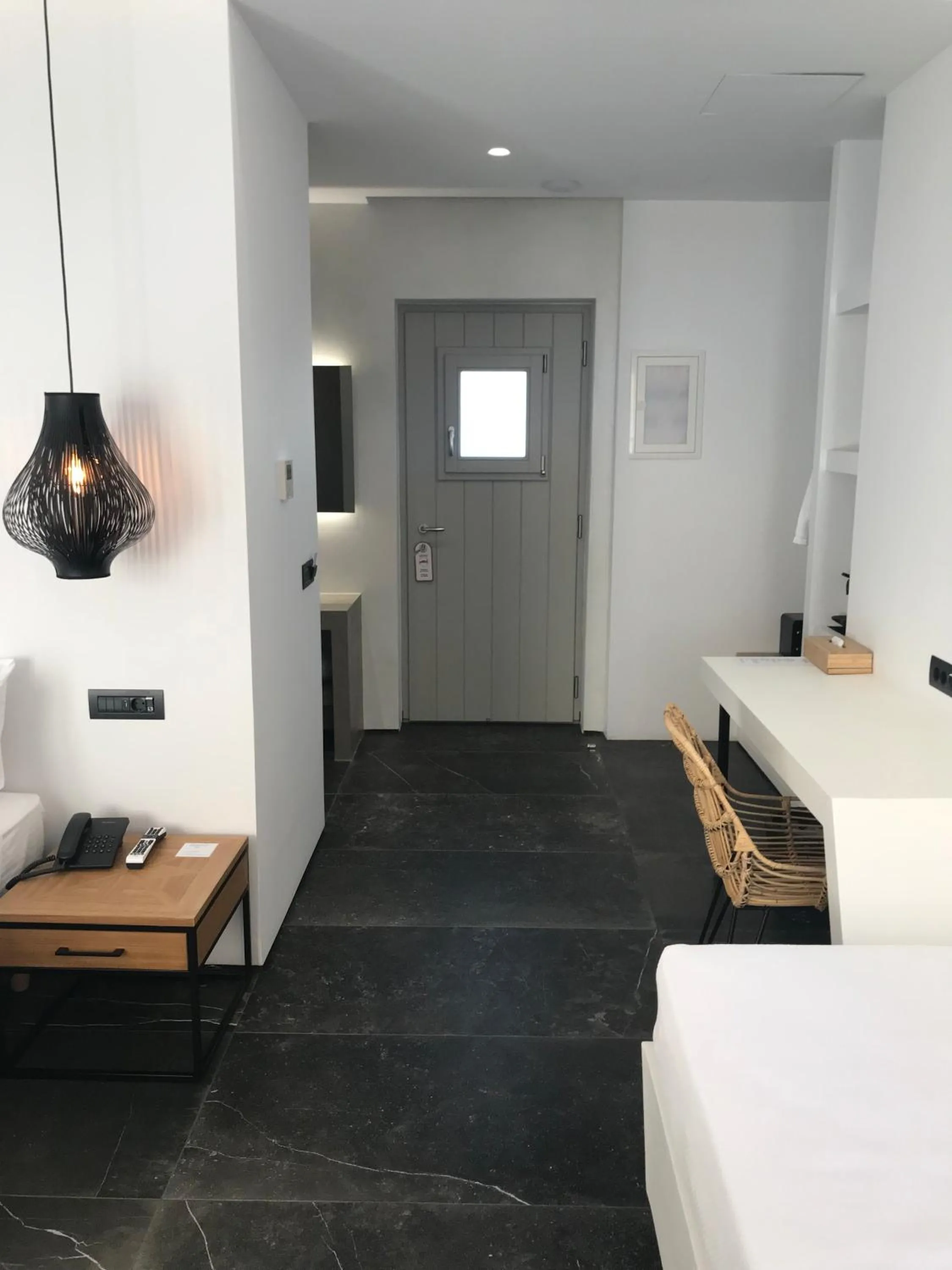 Living room, Bed in Aegean Gem