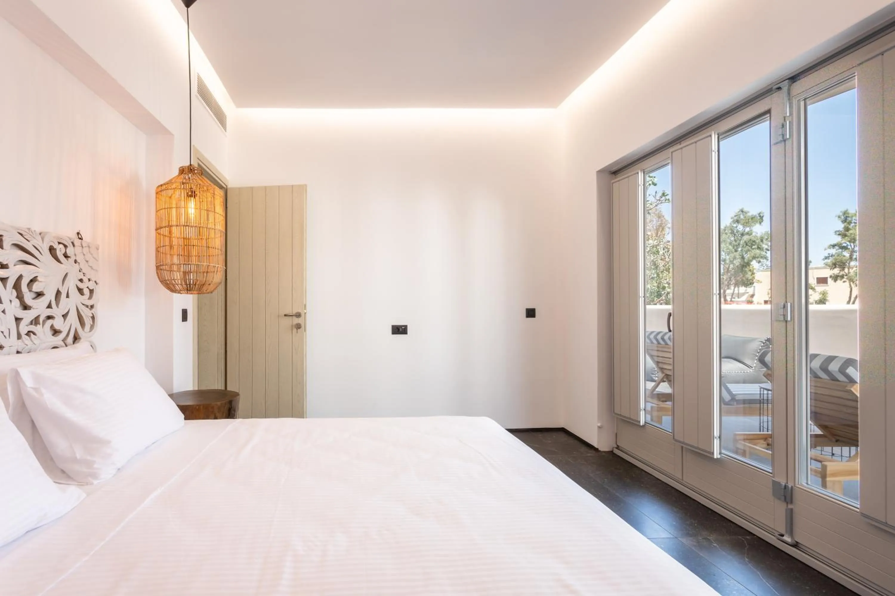 Bedroom, Bed in Aegean Gem