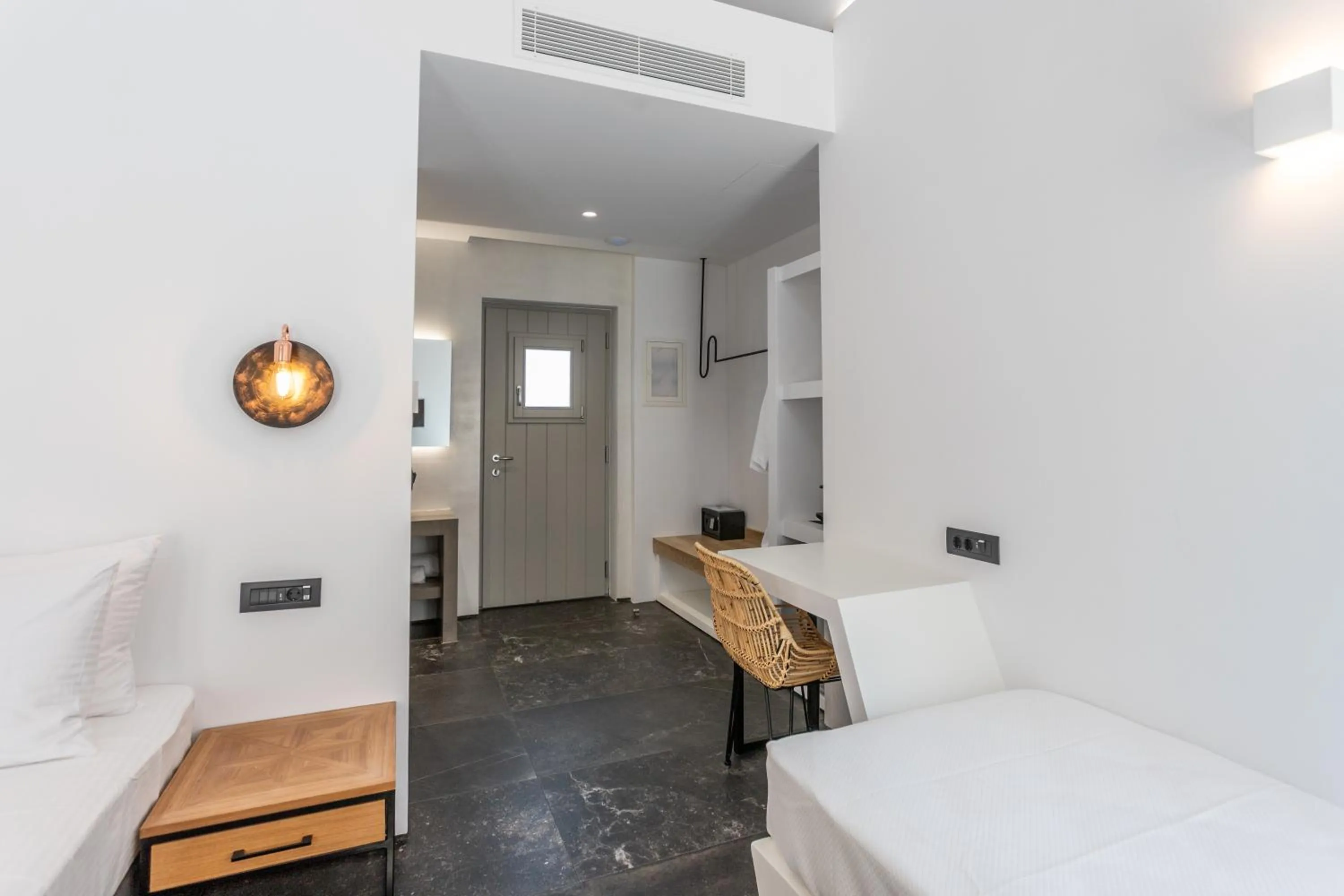 Bedroom, Bed in Aegean Gem