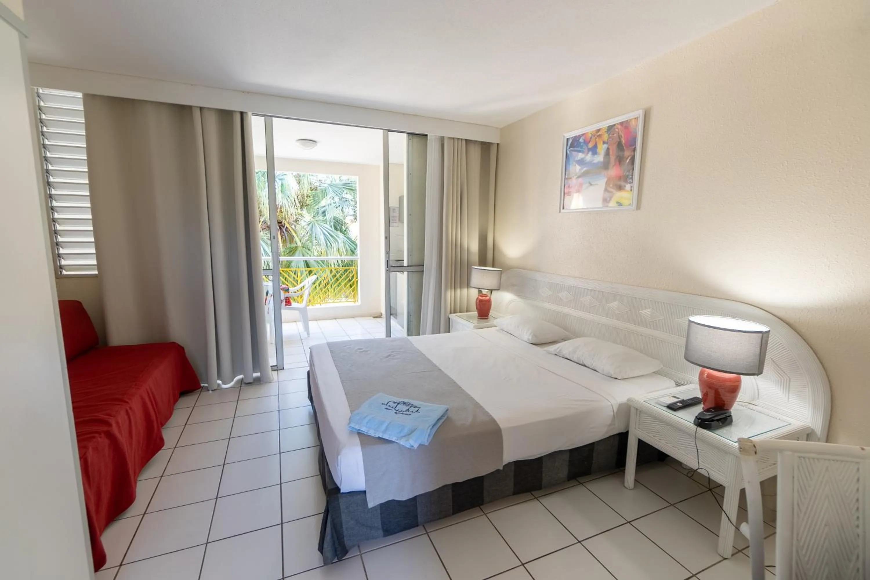 Bed in Canella Beach Hotel