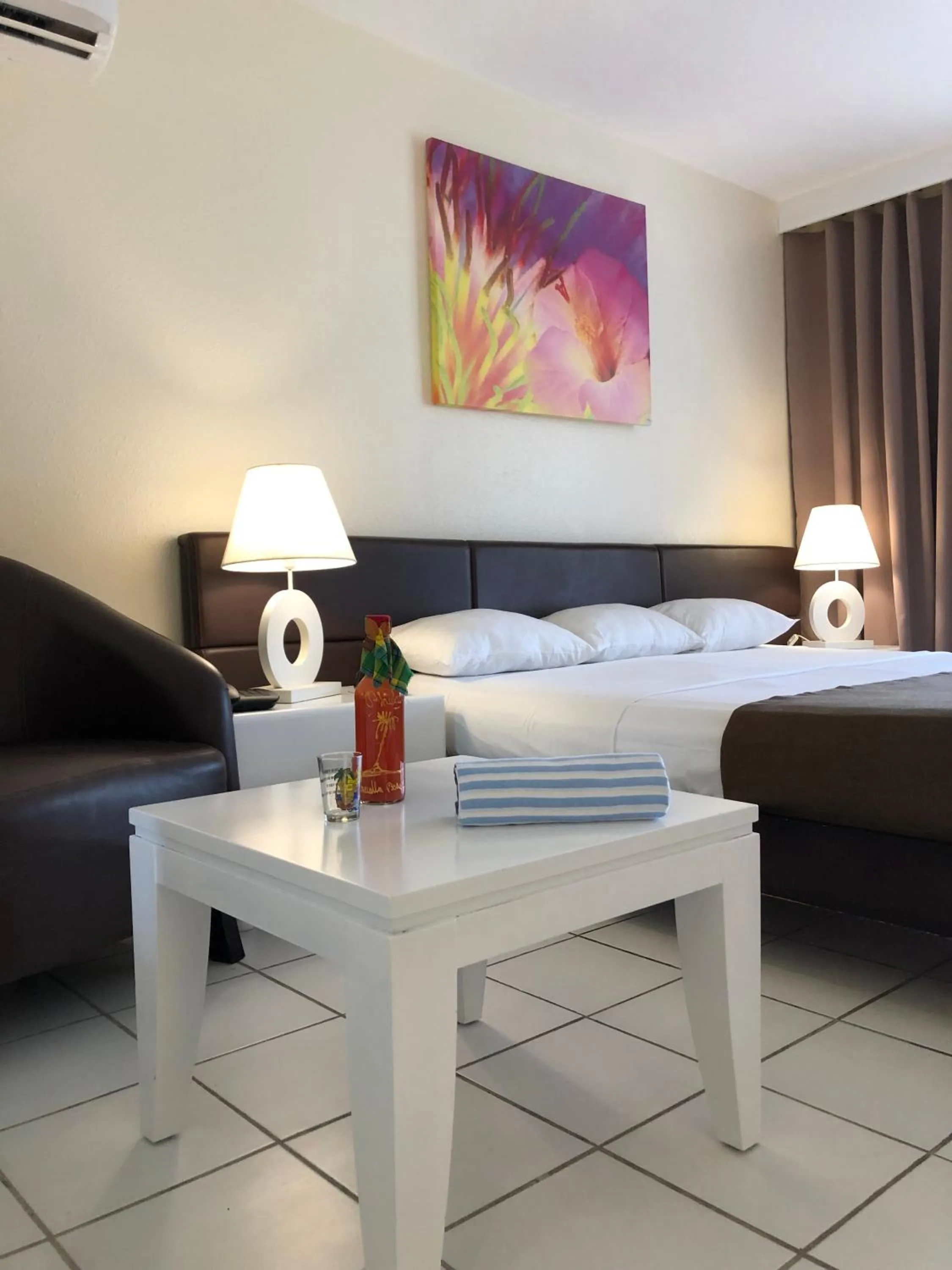 Bed in Canella Beach Hotel