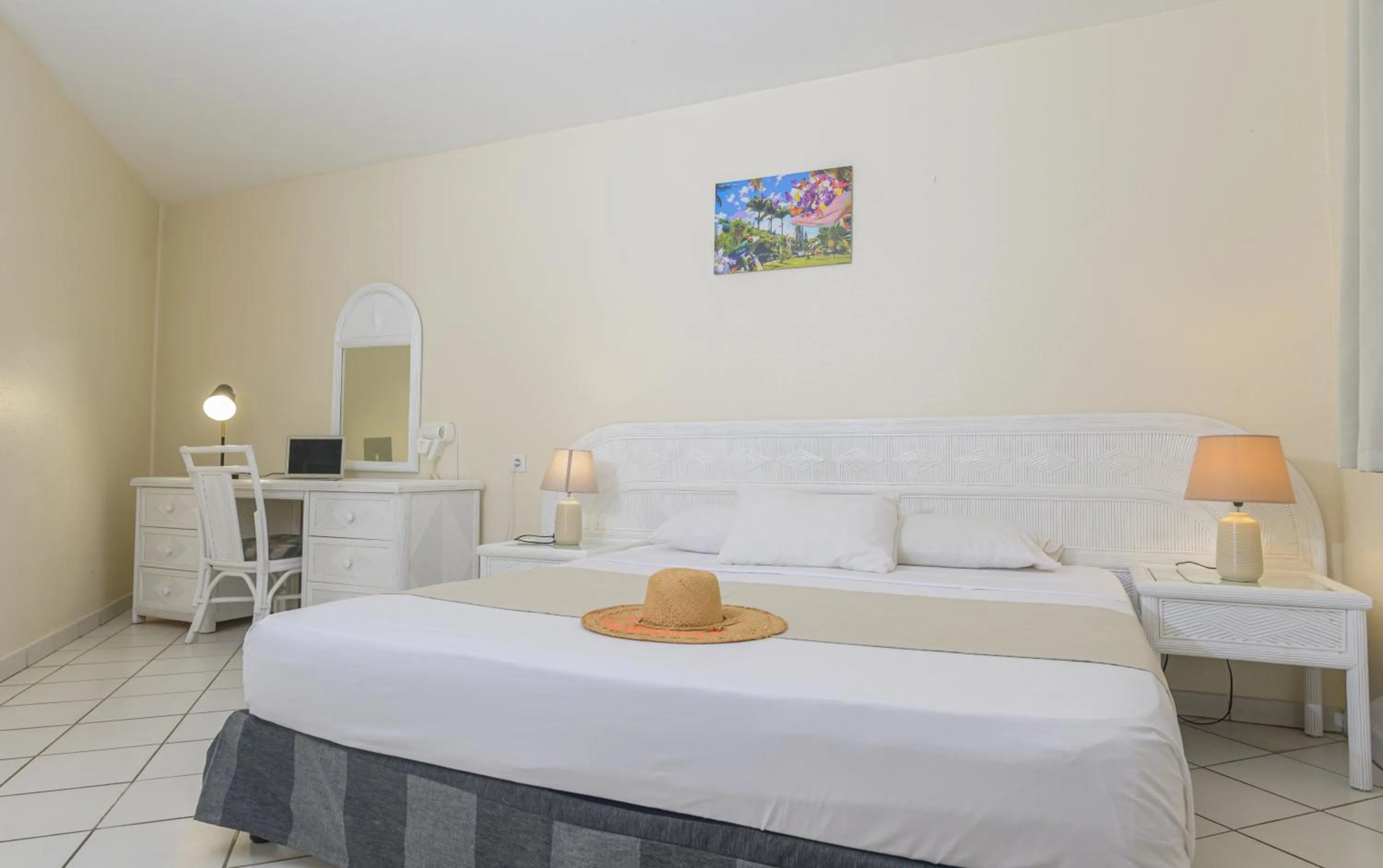 Bed in Canella Beach Hotel