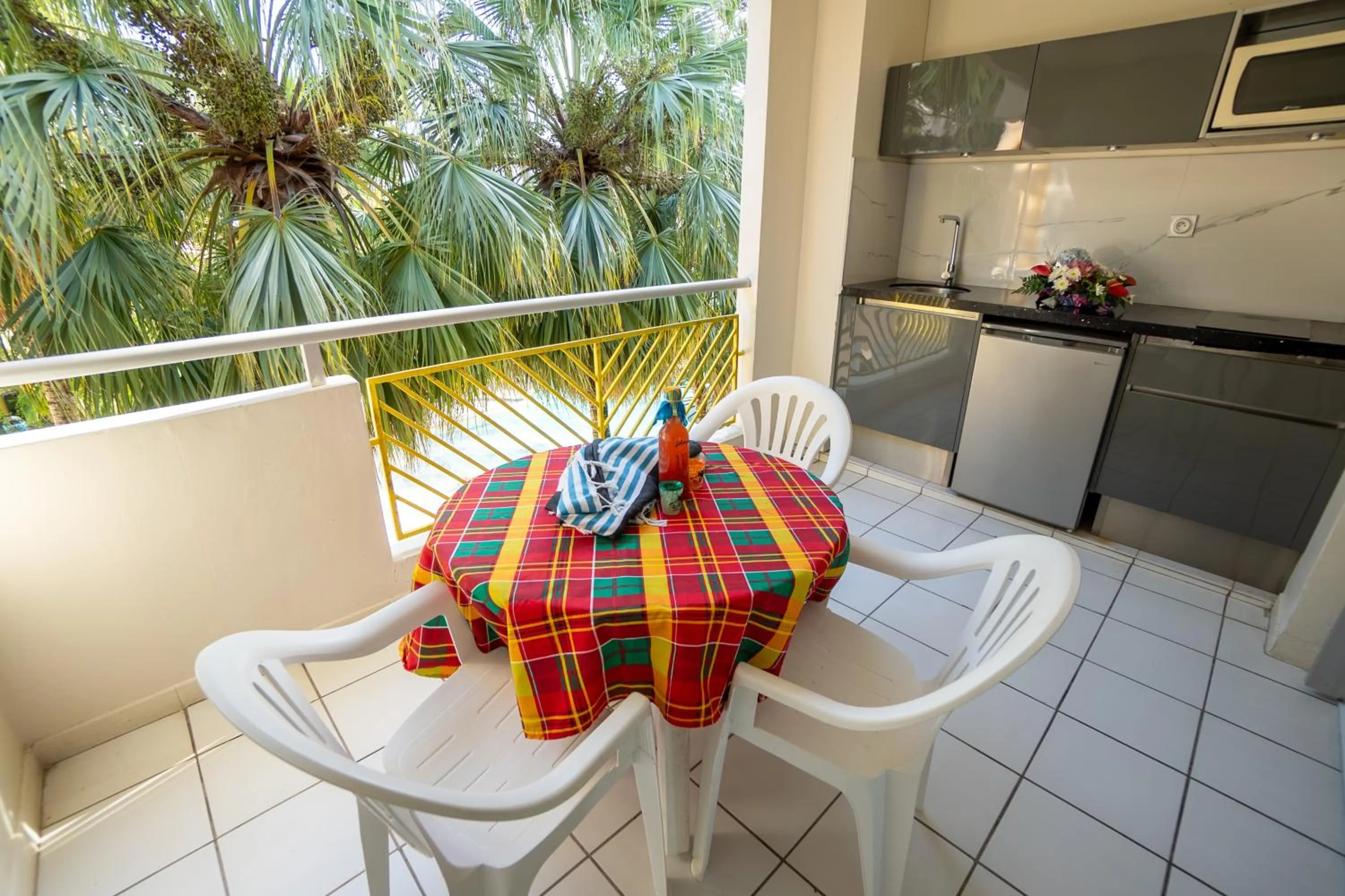 Patio in Canella Beach Hotel