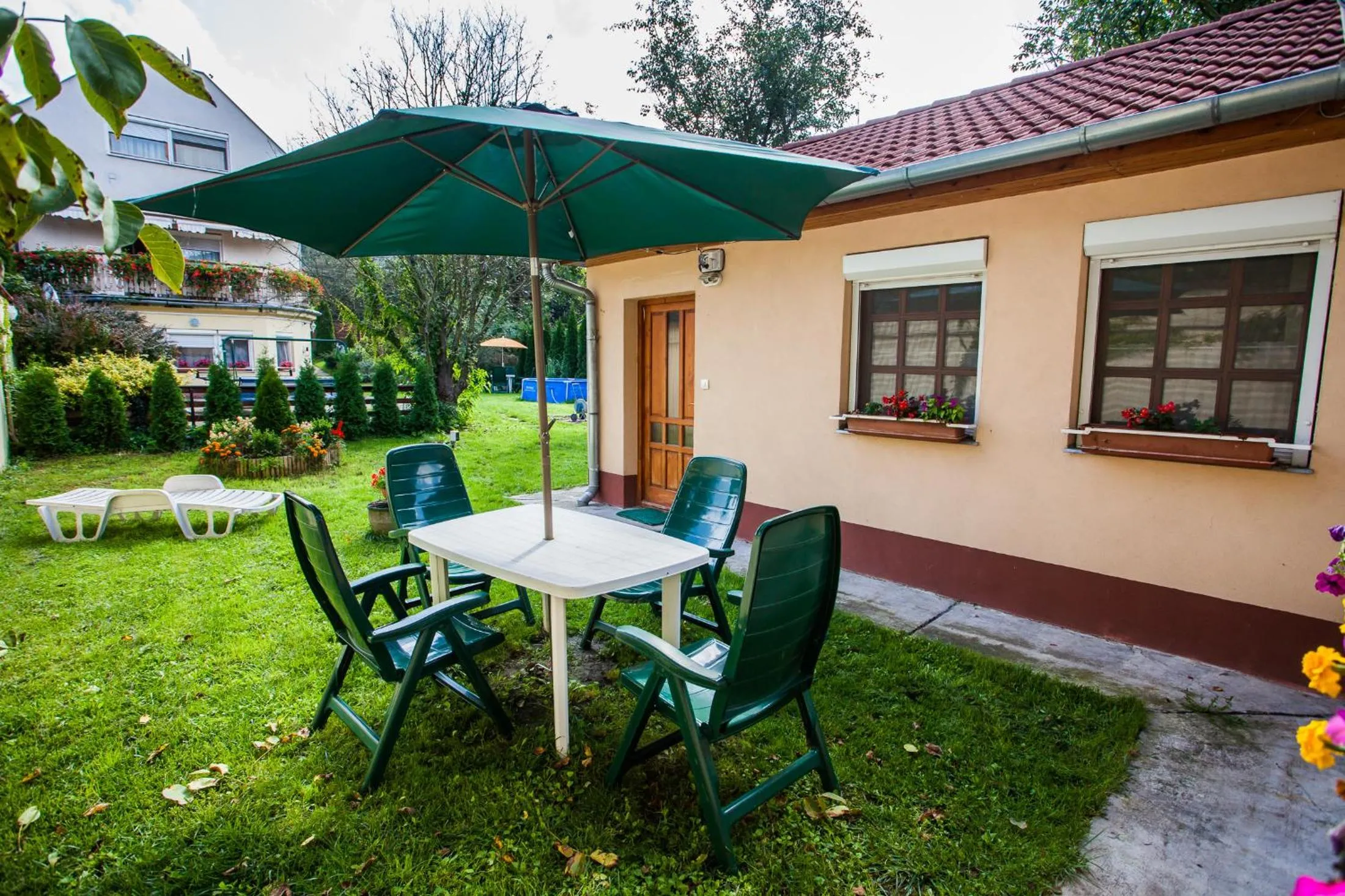 Patio in Visegrád Vendégház-Apartman
