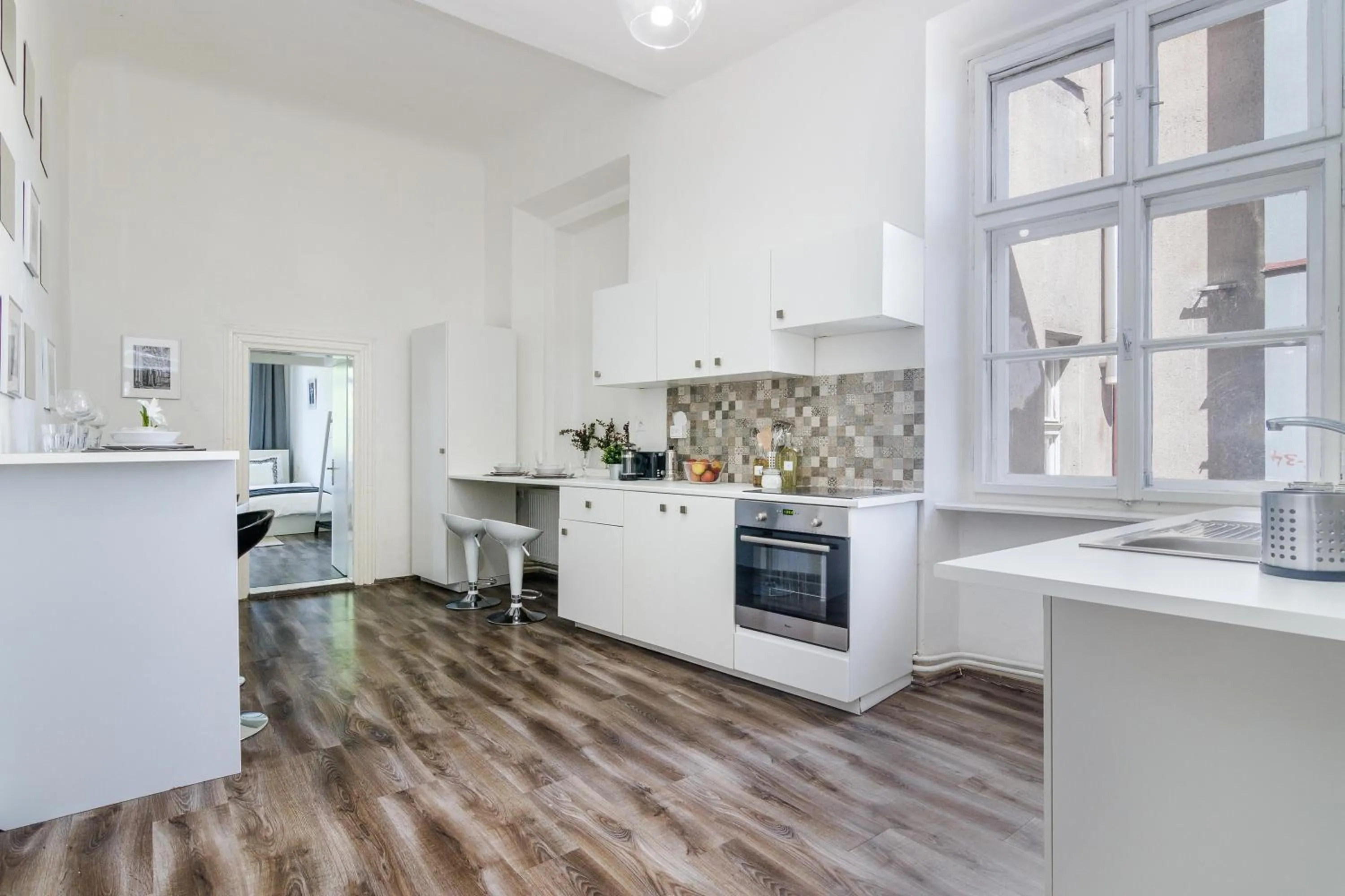 Kitchen or kitchenette in Historic Centre Prague Apartments by Michal&Friends