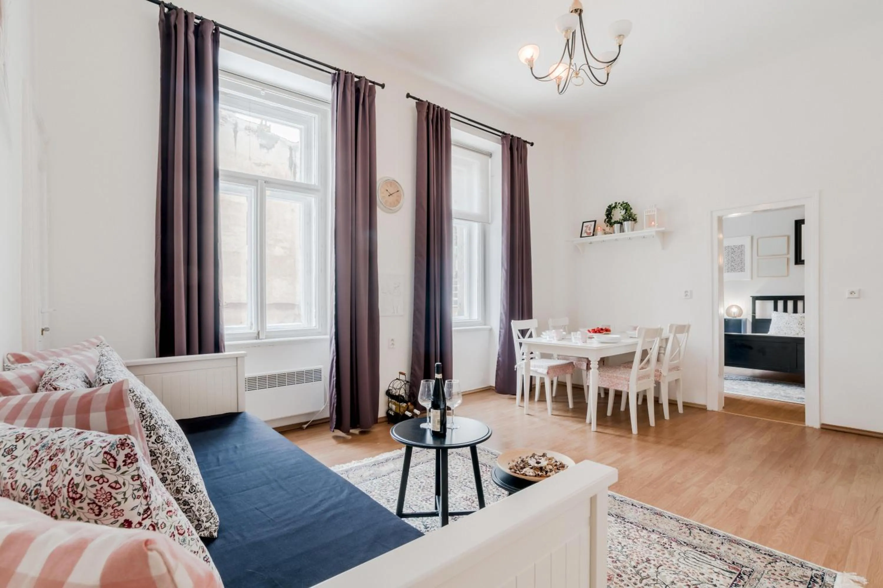 Living room in Historic Centre Prague Apartments by Michal&Friends