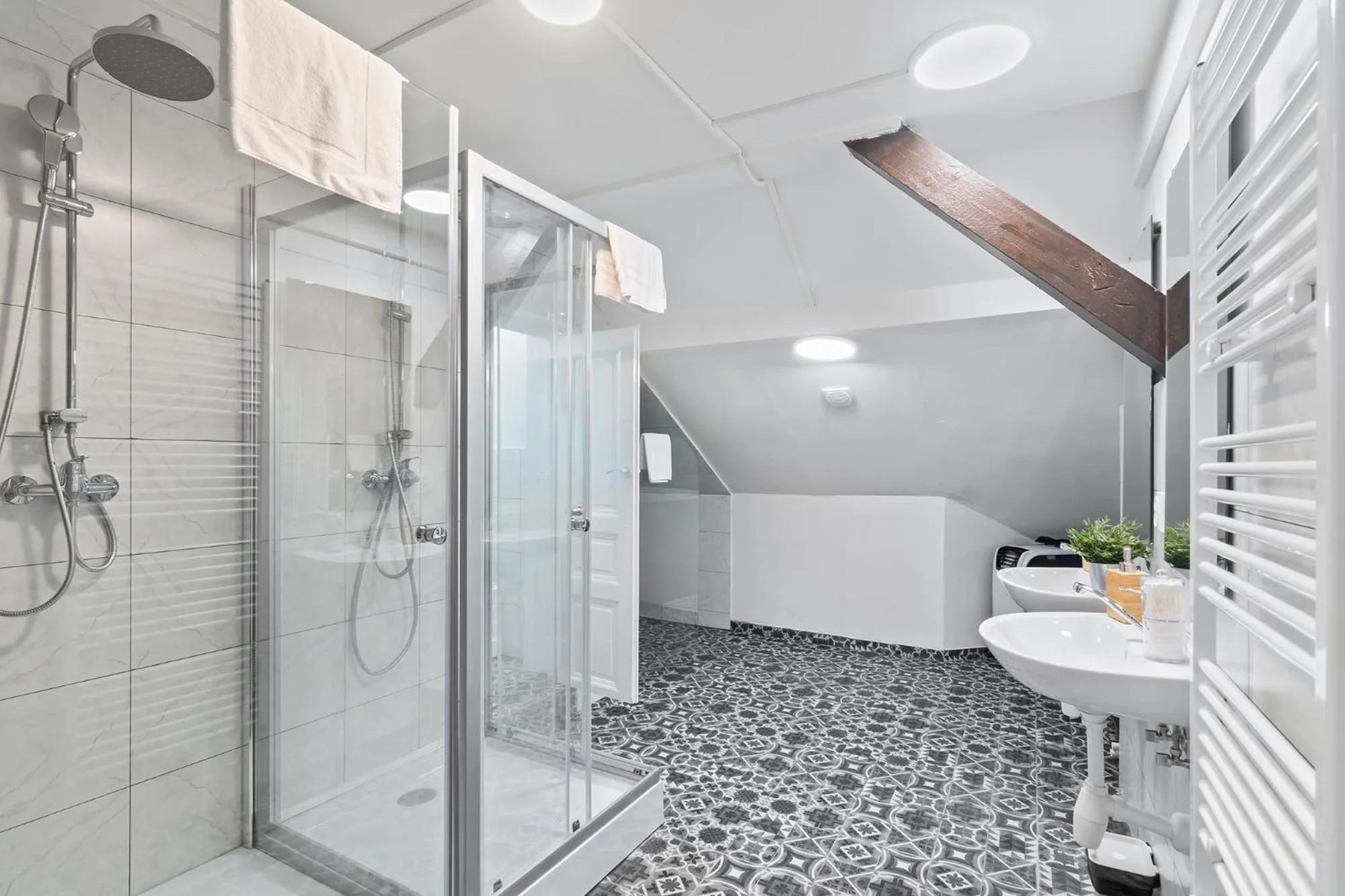 Shower in Historic Centre Prague Apartments by Michal&Friends