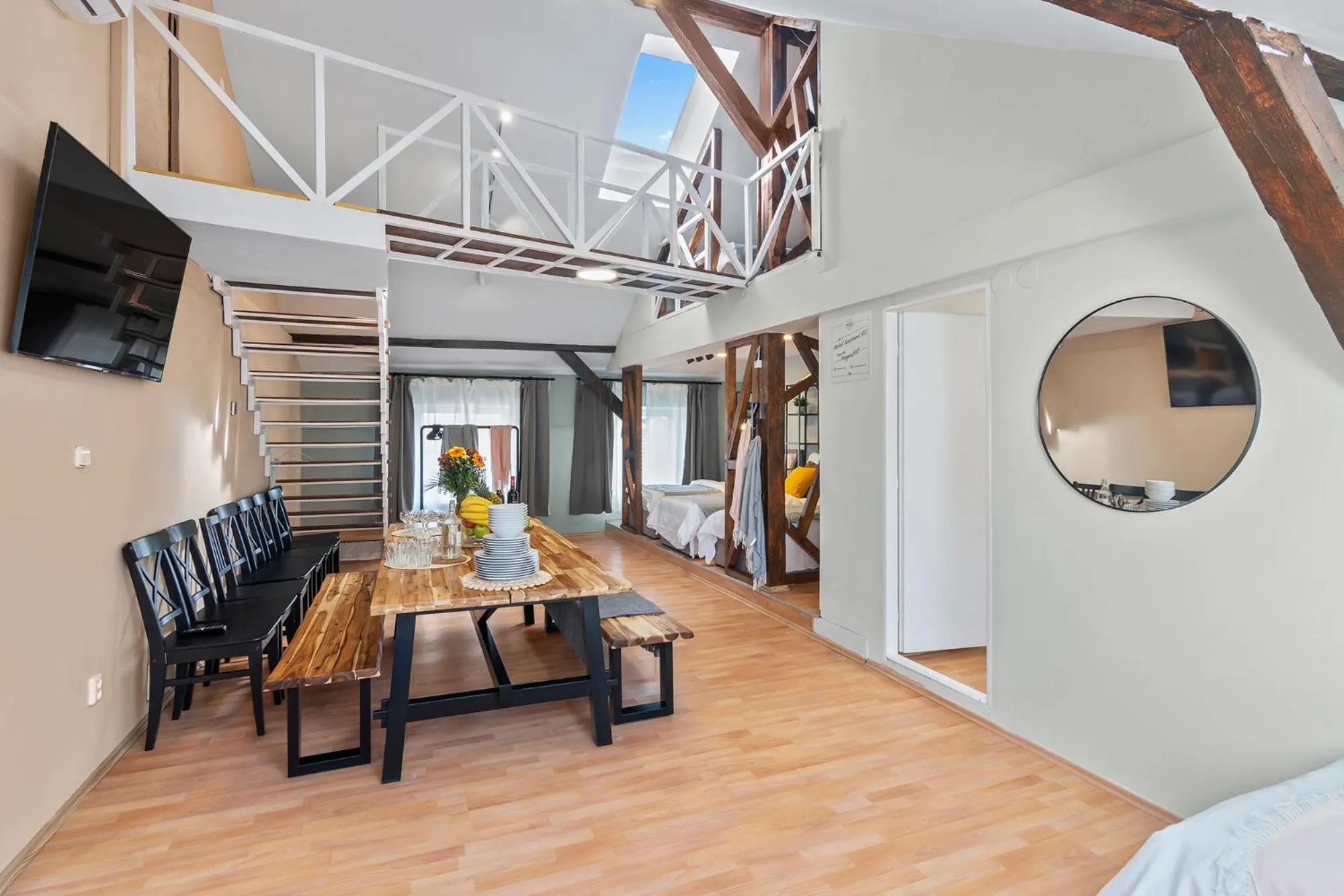 Communal lounge/ TV room in Historic Centre Prague Apartments by Michal&Friends