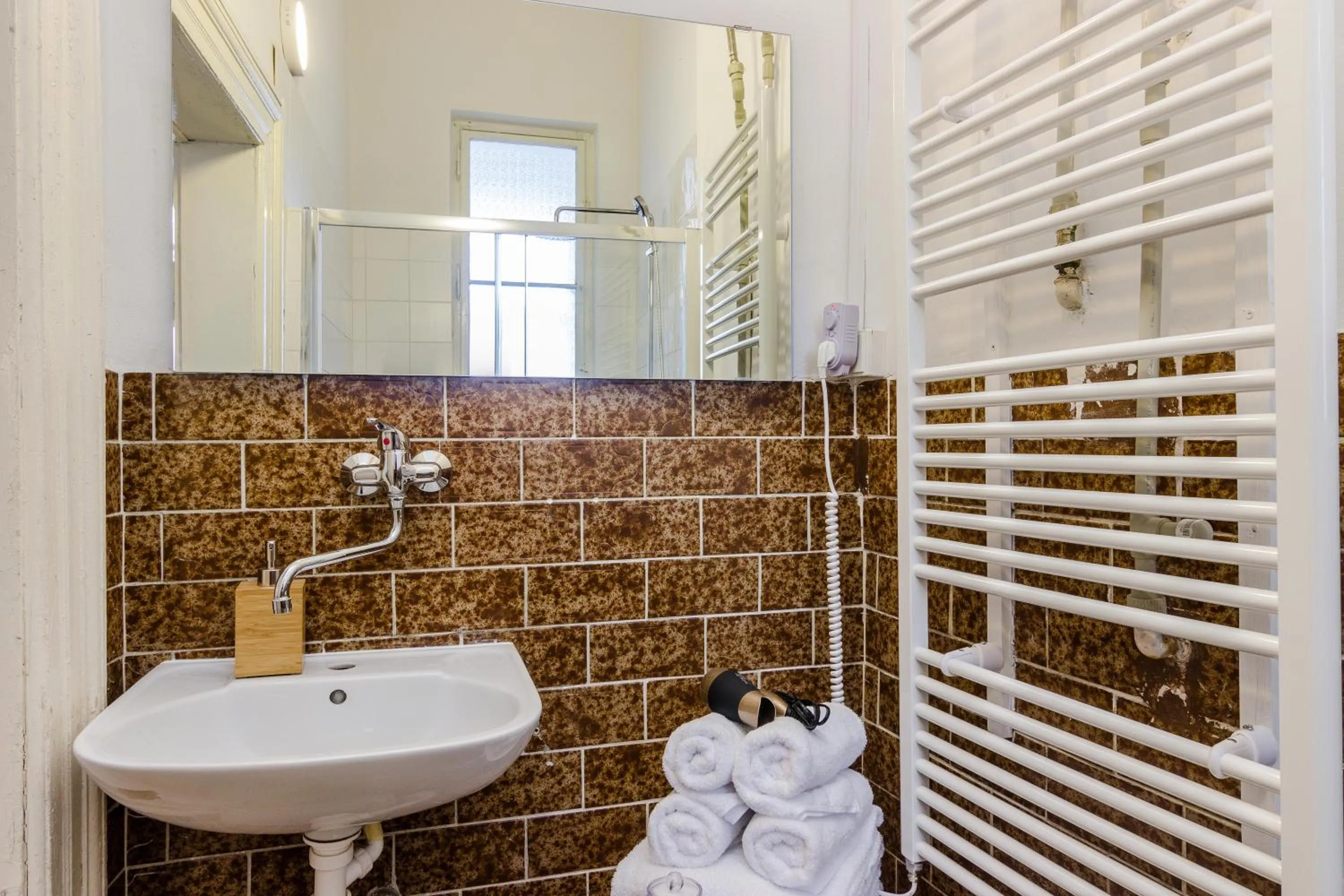 Bathroom in Historic Centre Prague Apartments by Michal&Friends