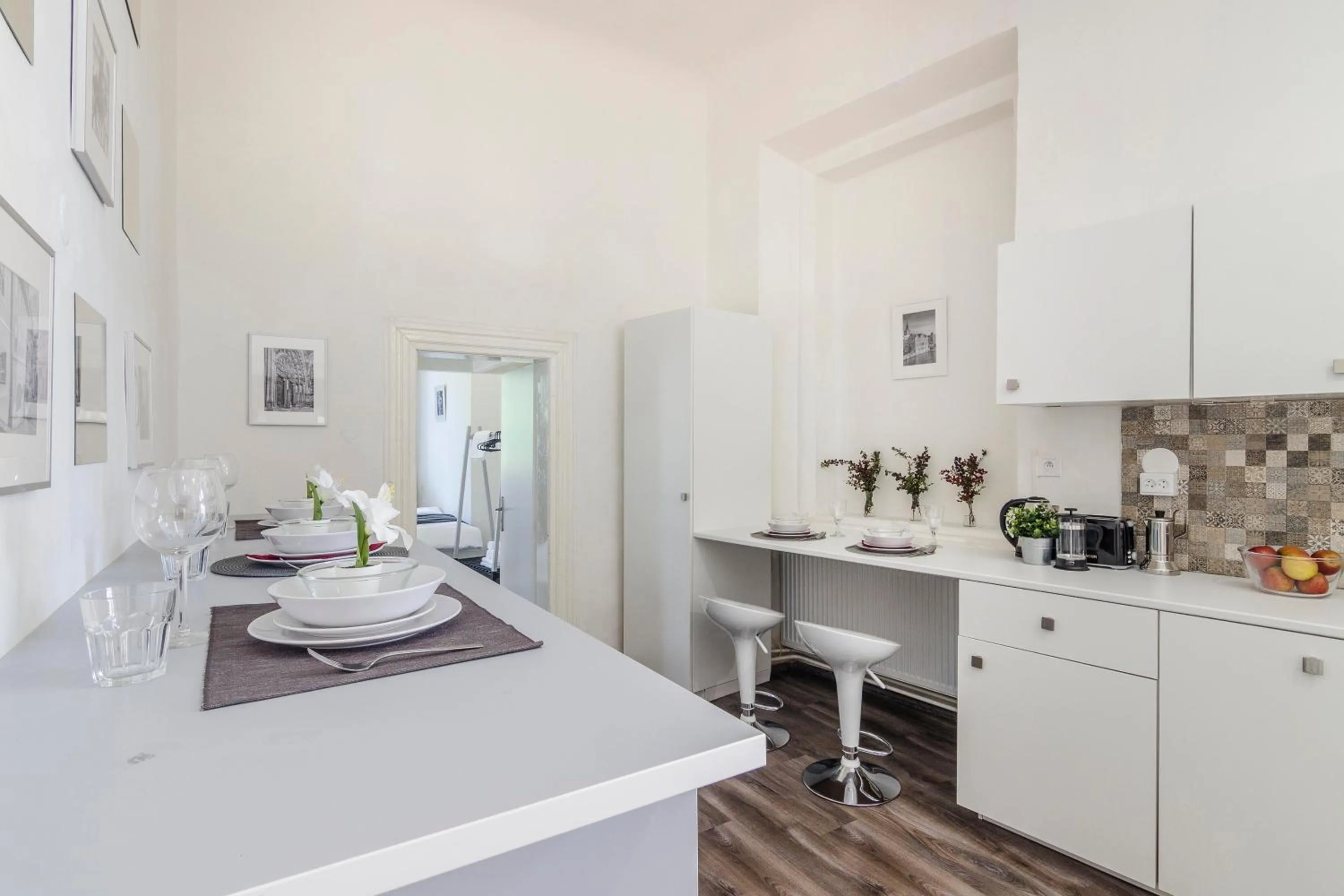 Kitchen or kitchenette in Historic Centre Prague Apartments by Michal&Friends