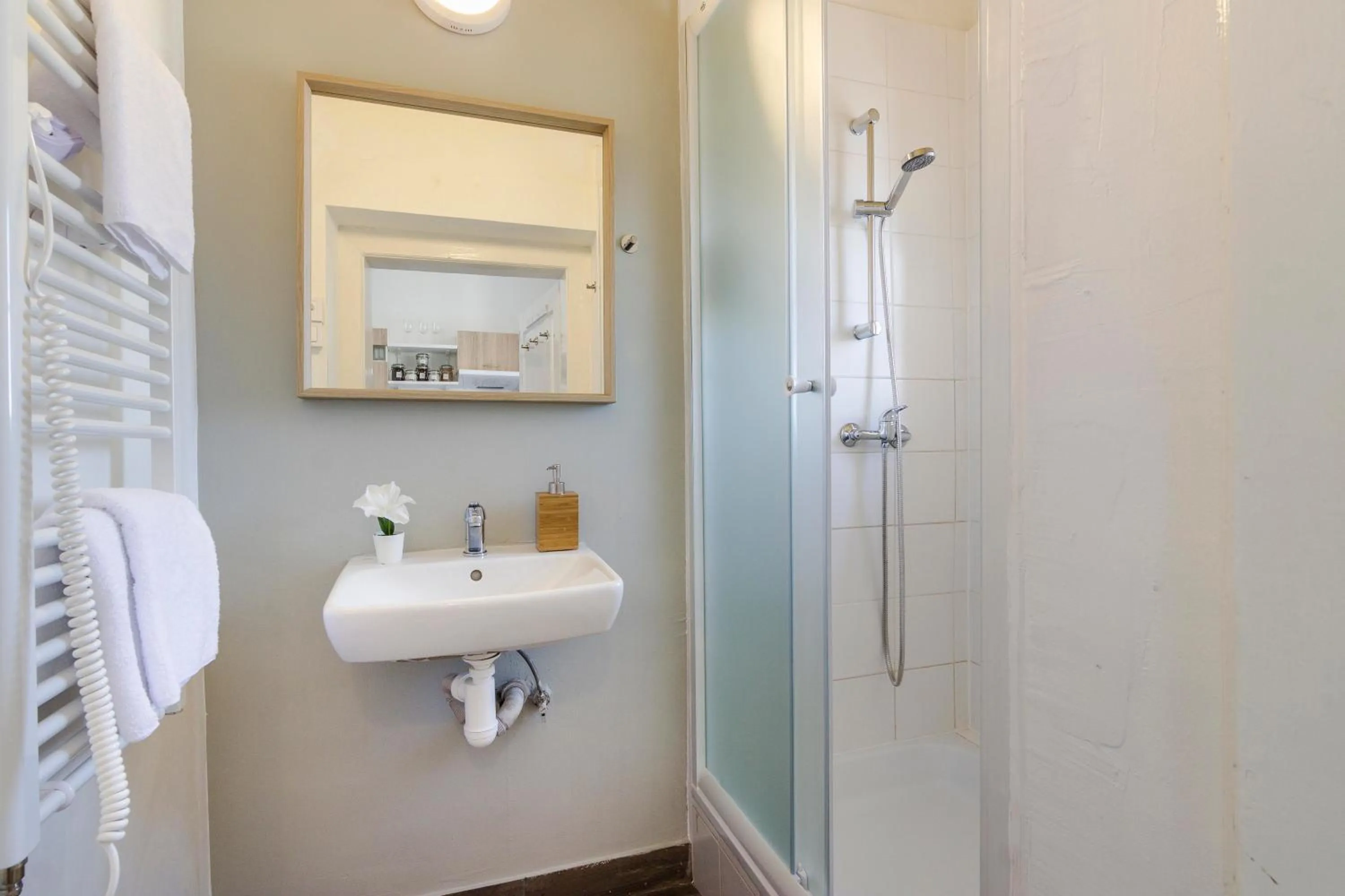 Bathroom in Historic Centre Prague Apartments by Michal&Friends