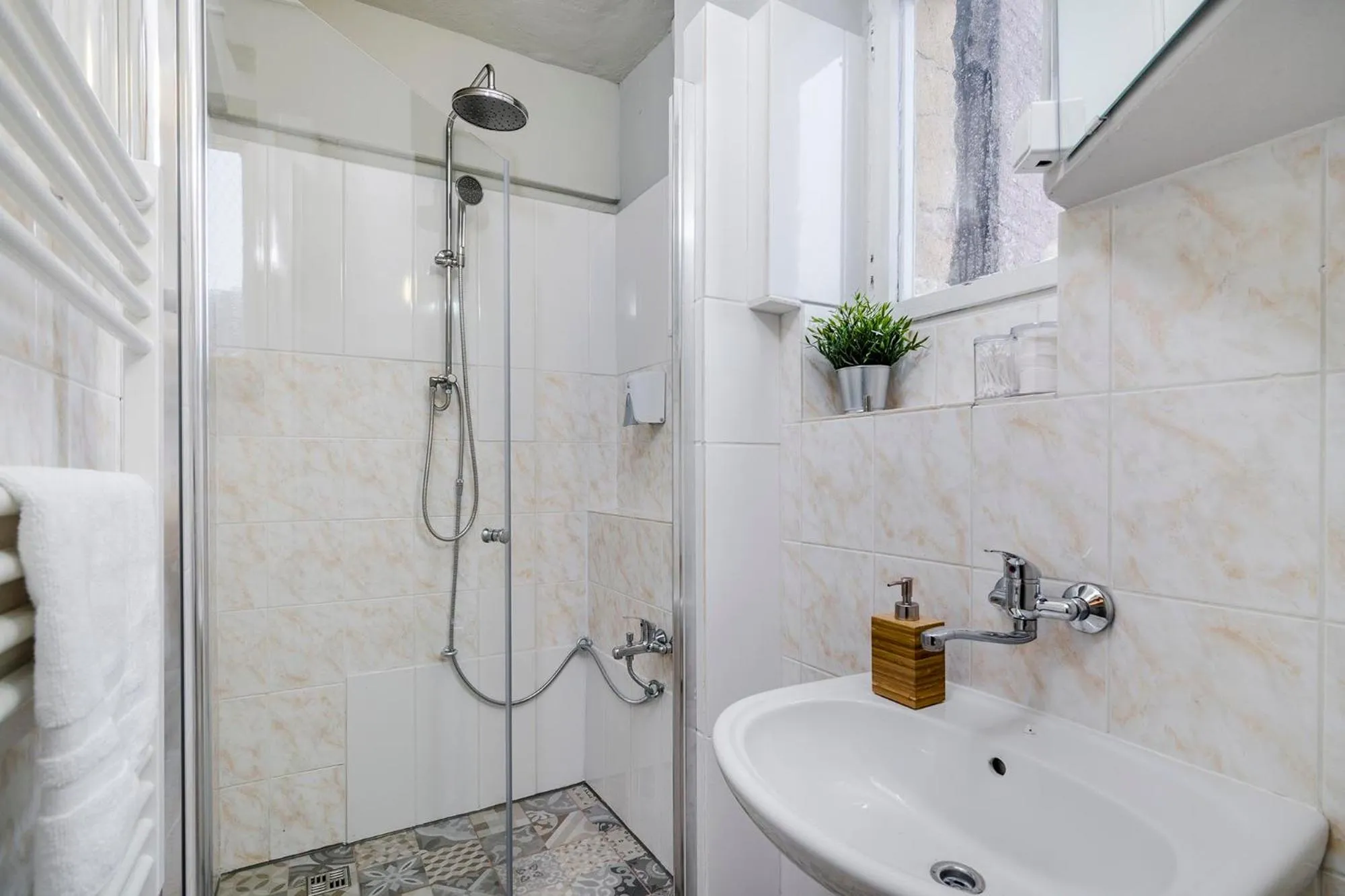Shower in Historic Centre Prague Apartments by Michal&Friends