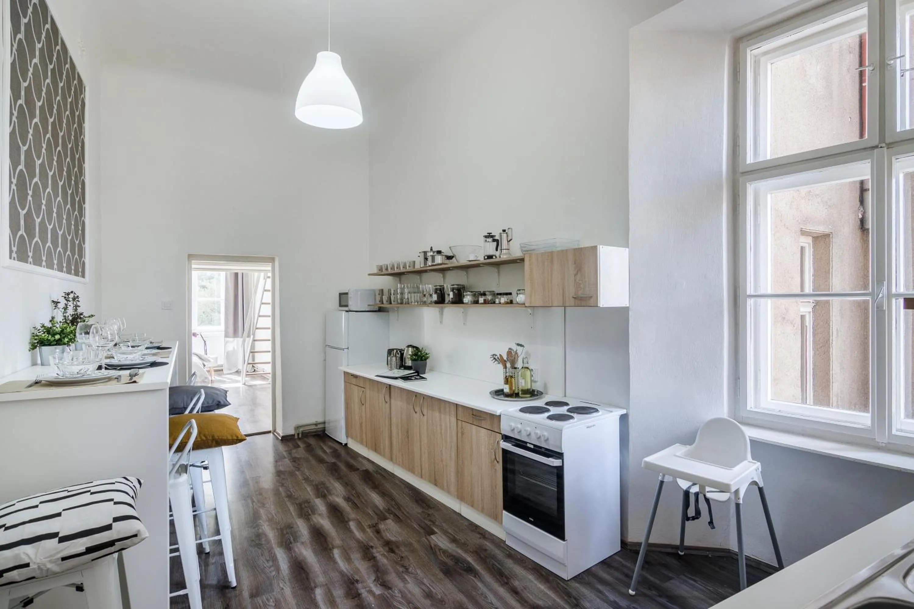 Kitchen or kitchenette in Historic Centre Prague Apartments by Michal&Friends