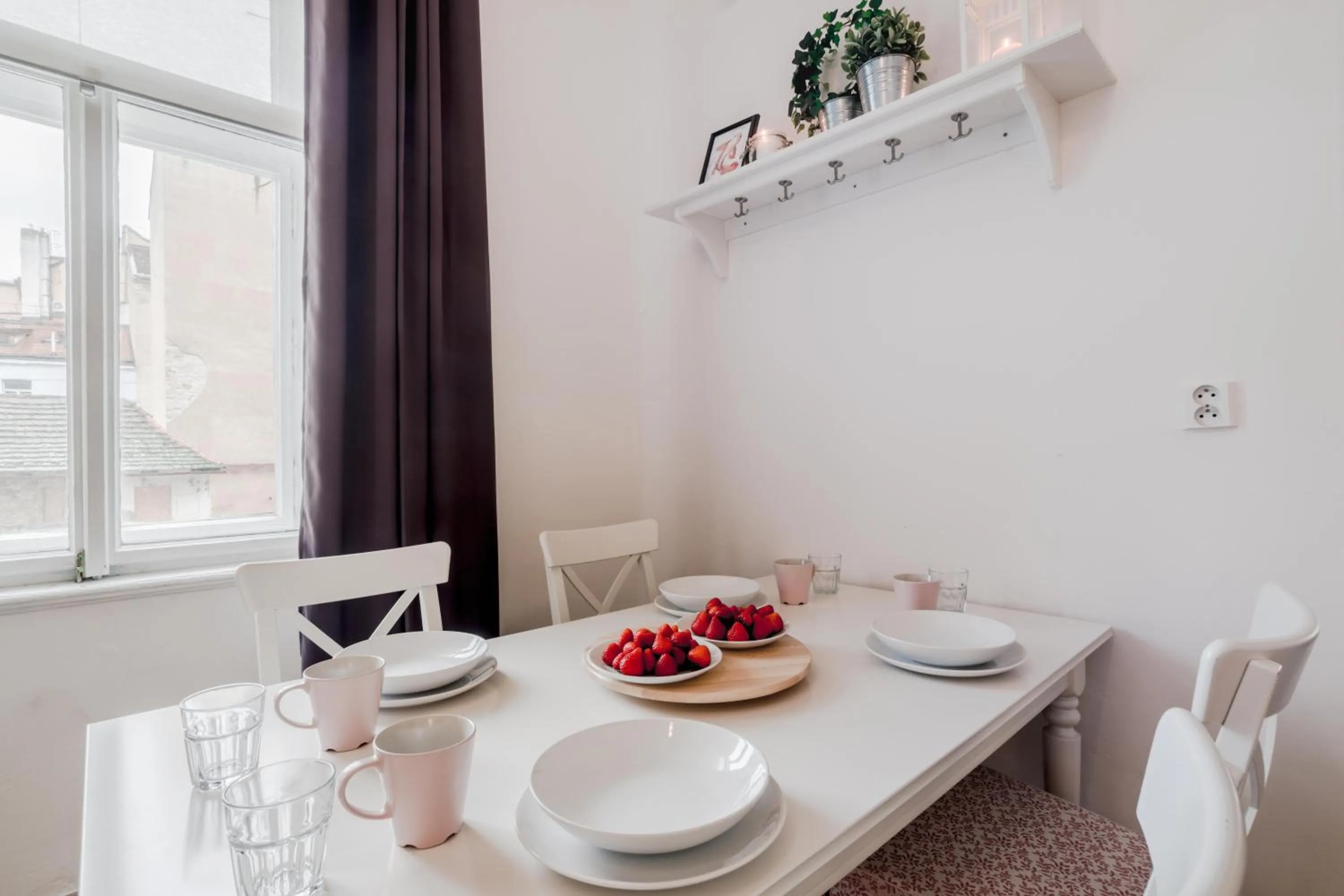Dining area in Historic Centre Prague Apartments by Michal&Friends