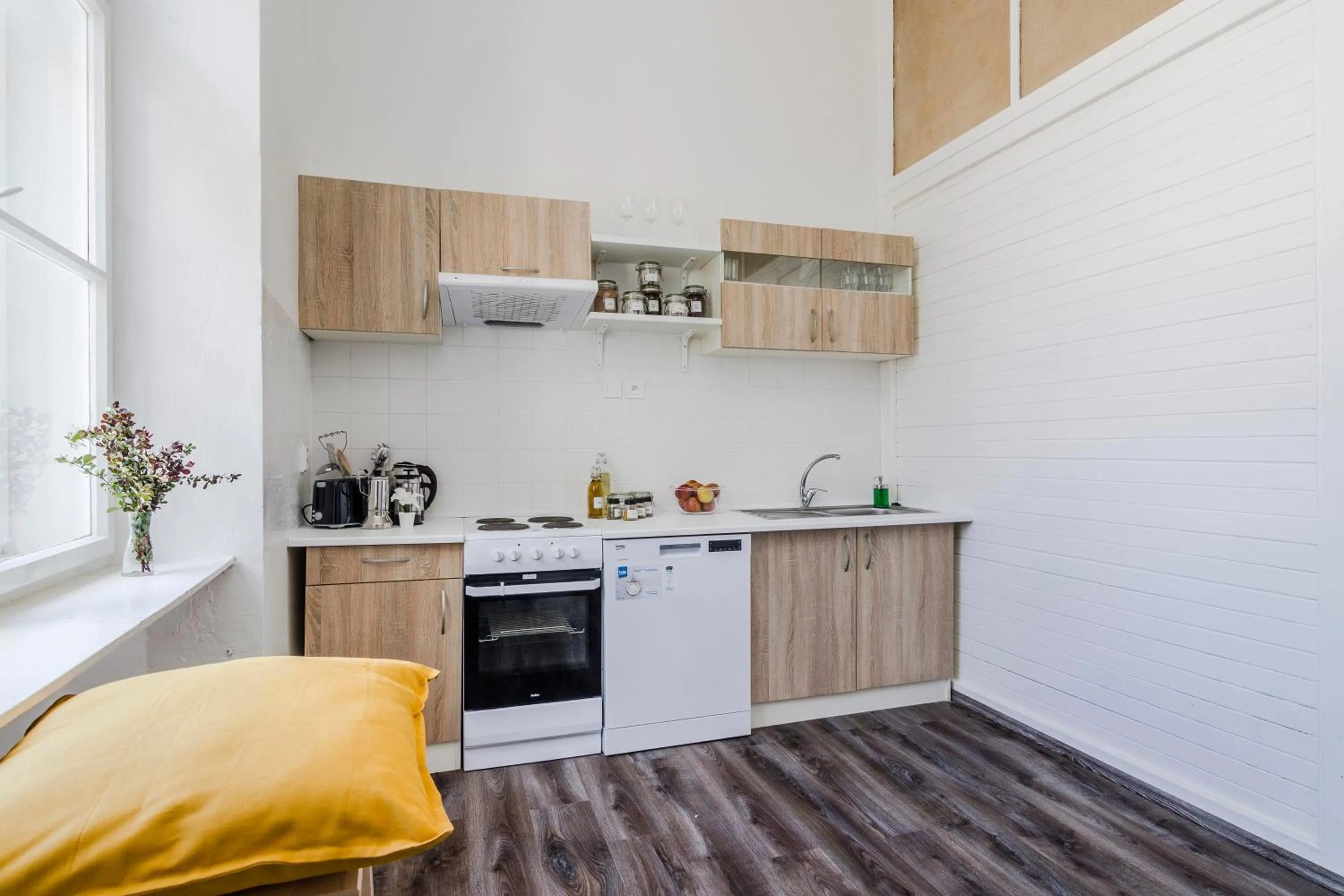 Kitchen or kitchenette in Historic Centre Prague Apartments by Michal&Friends