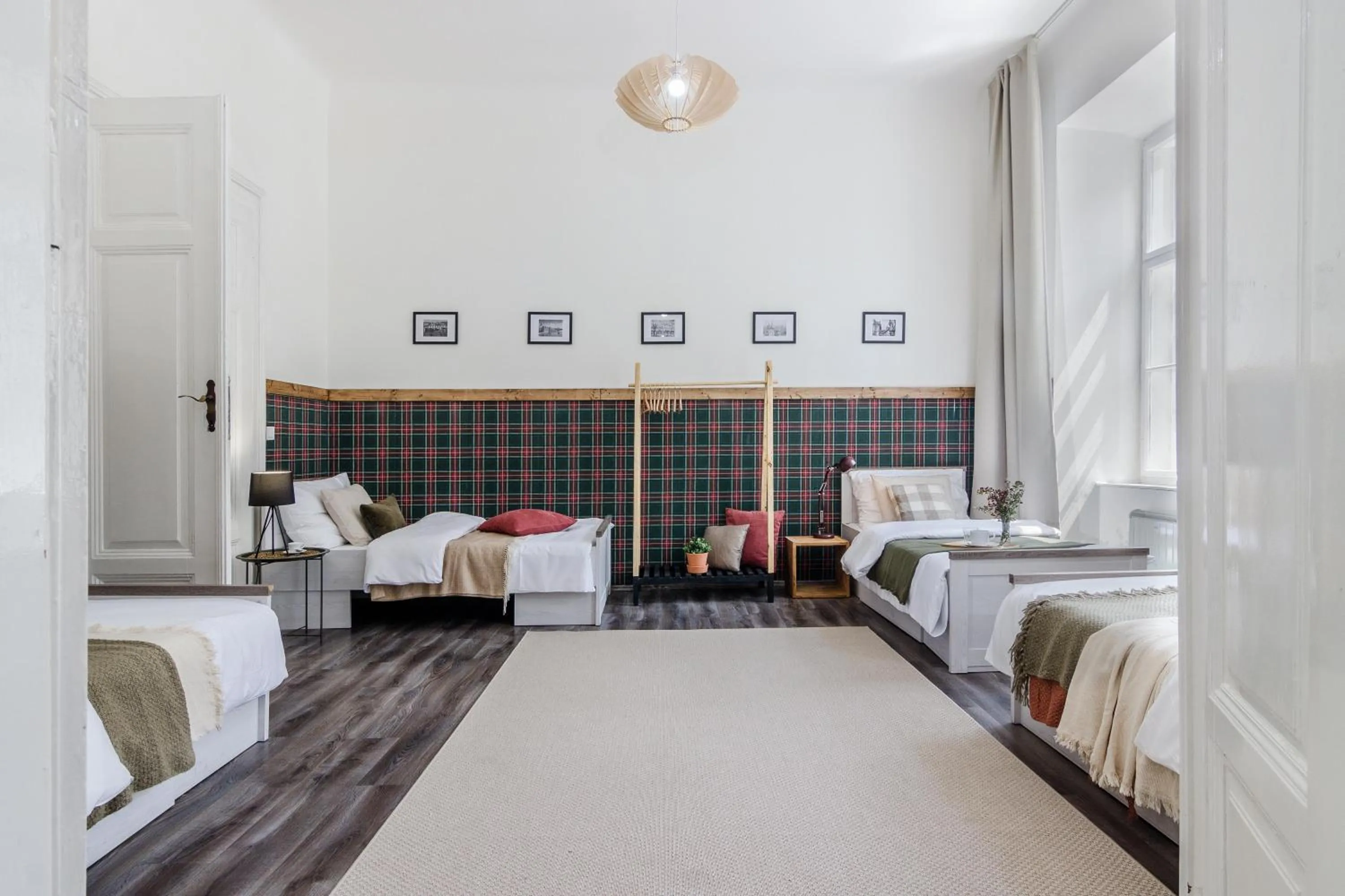 Seating area, Bed in Historic Centre Prague Apartments by Michal&Friends