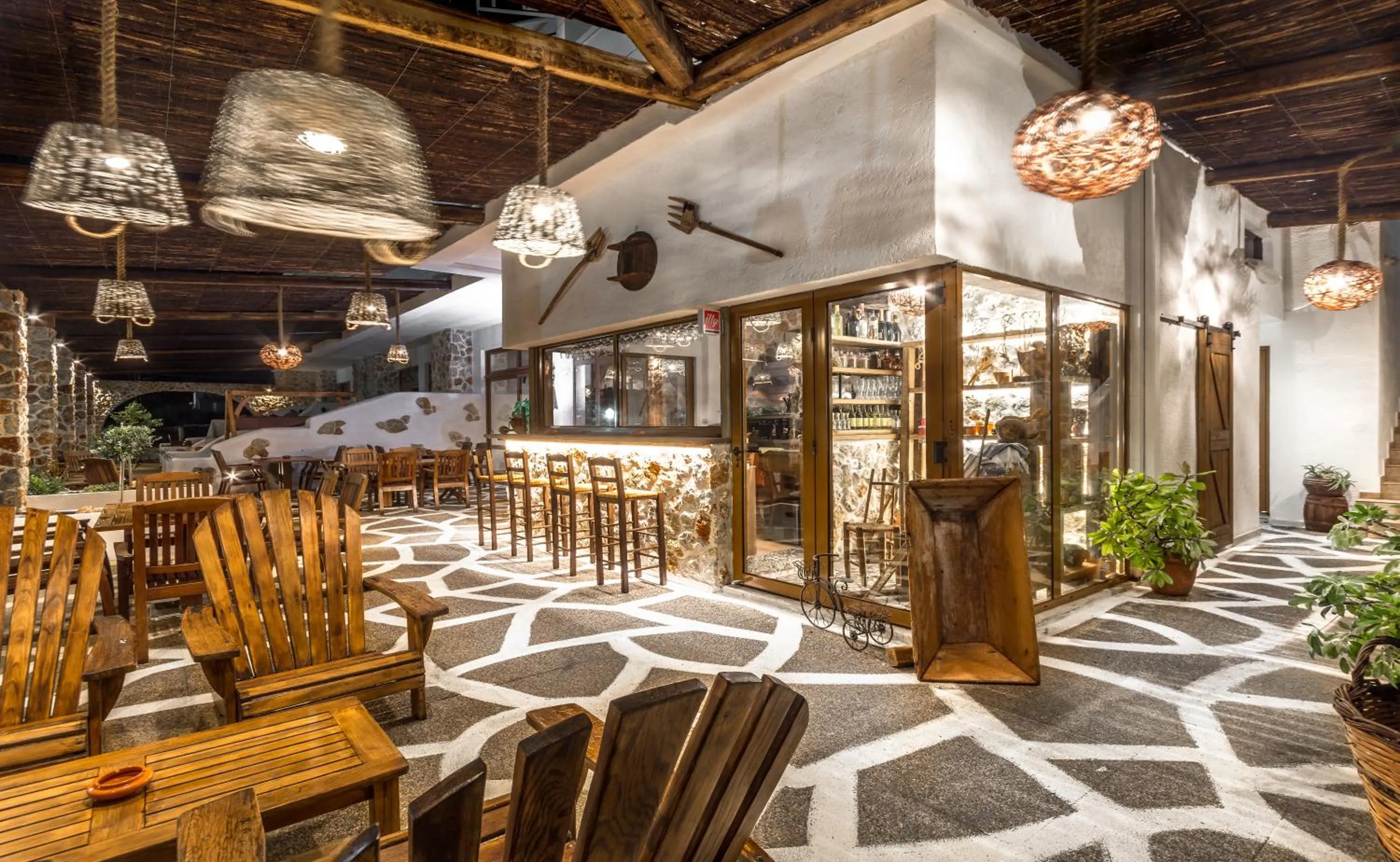 Patio in Limeri Traditional Guest House