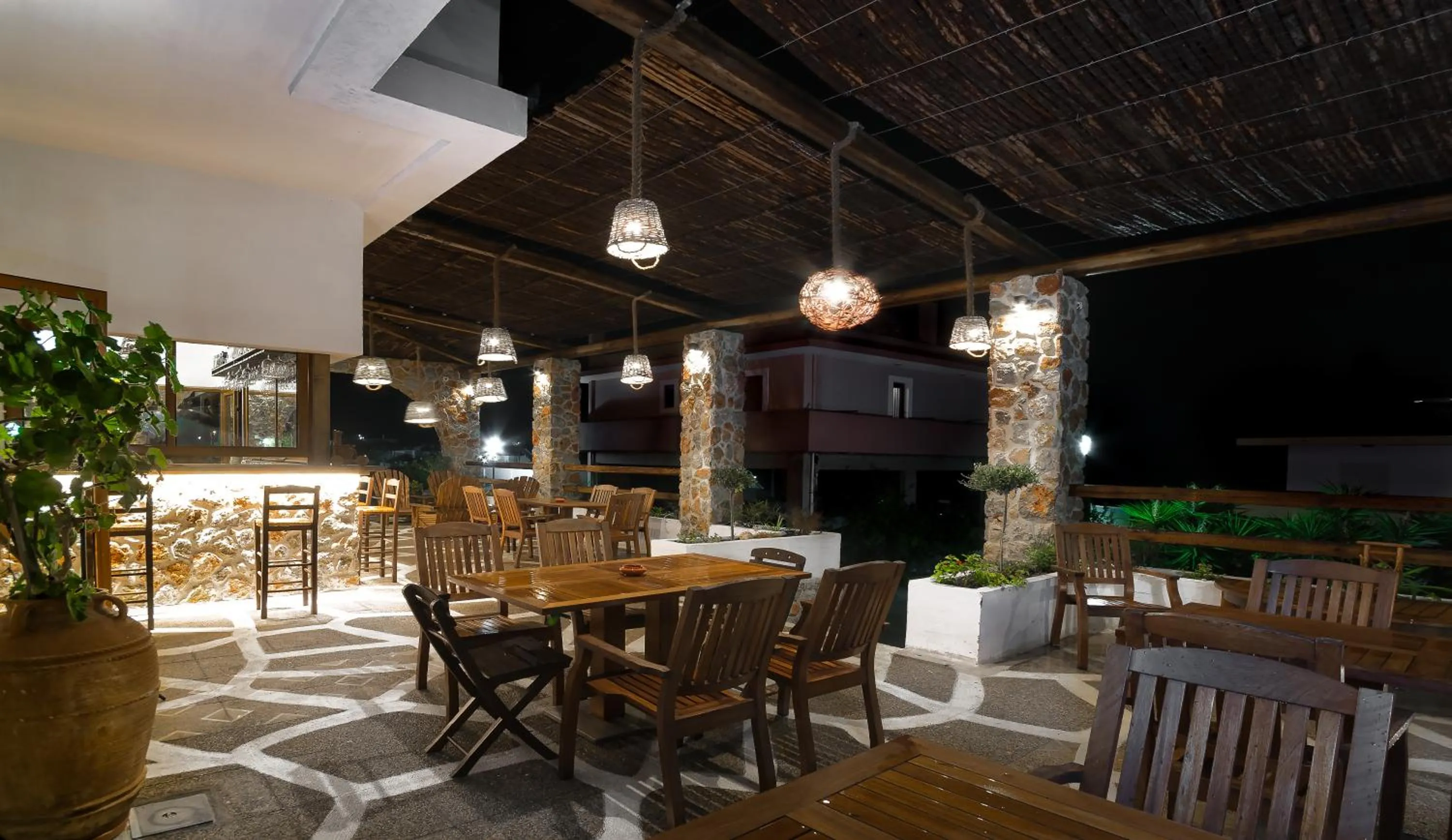 Patio in Limeri Traditional Guest House