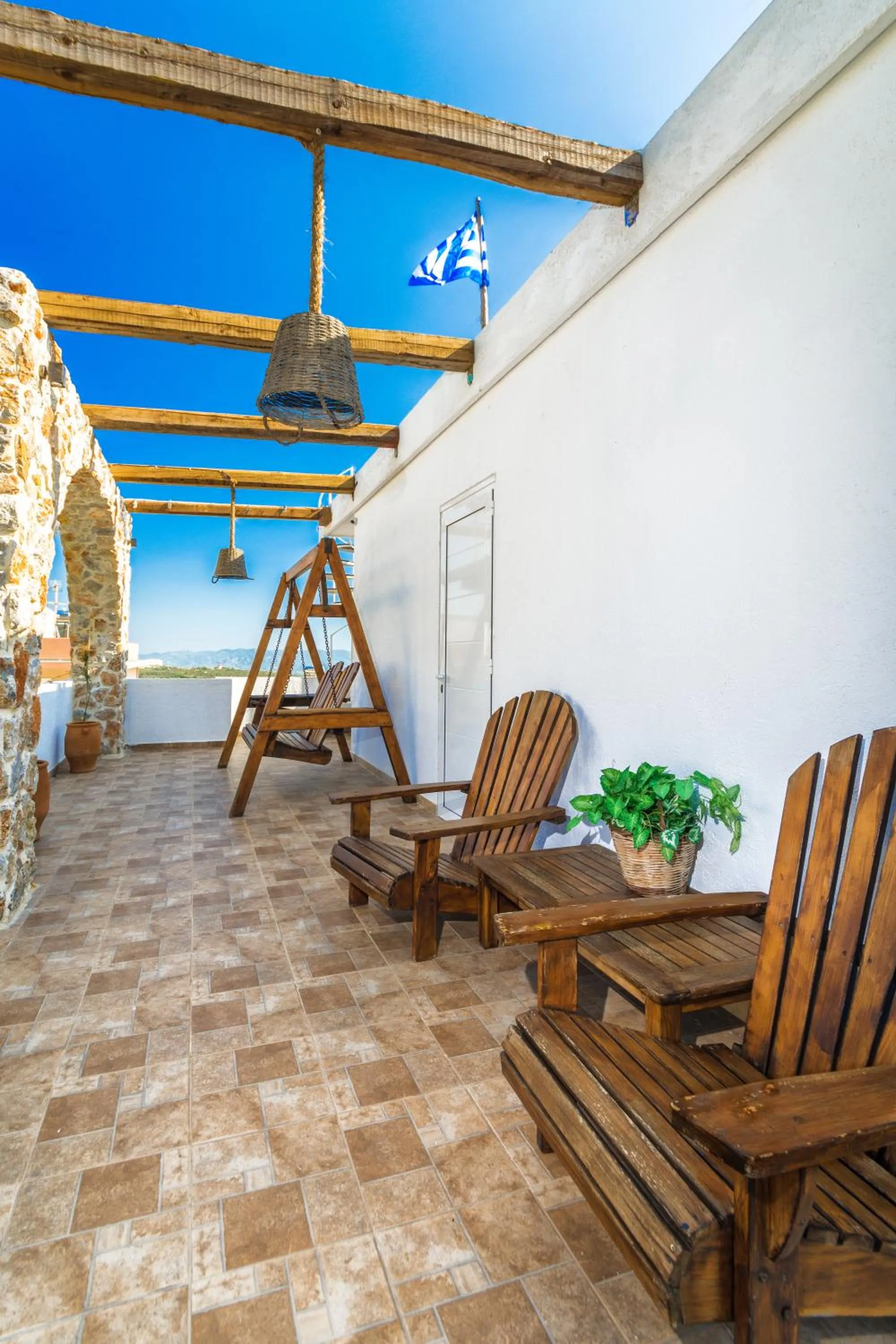Patio in Limeri Traditional Guest House