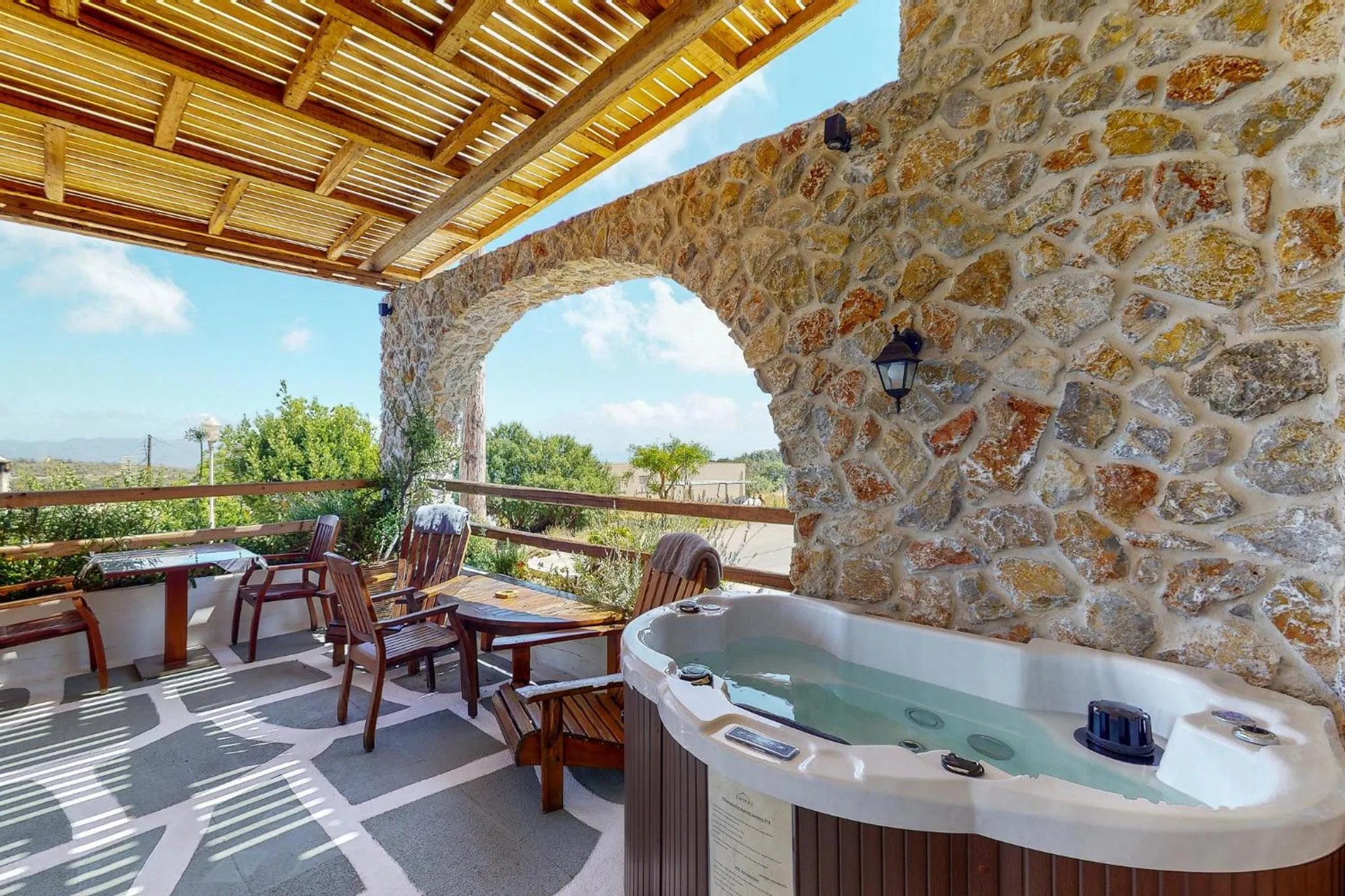 Hot Tub in Limeri Traditional Guest House