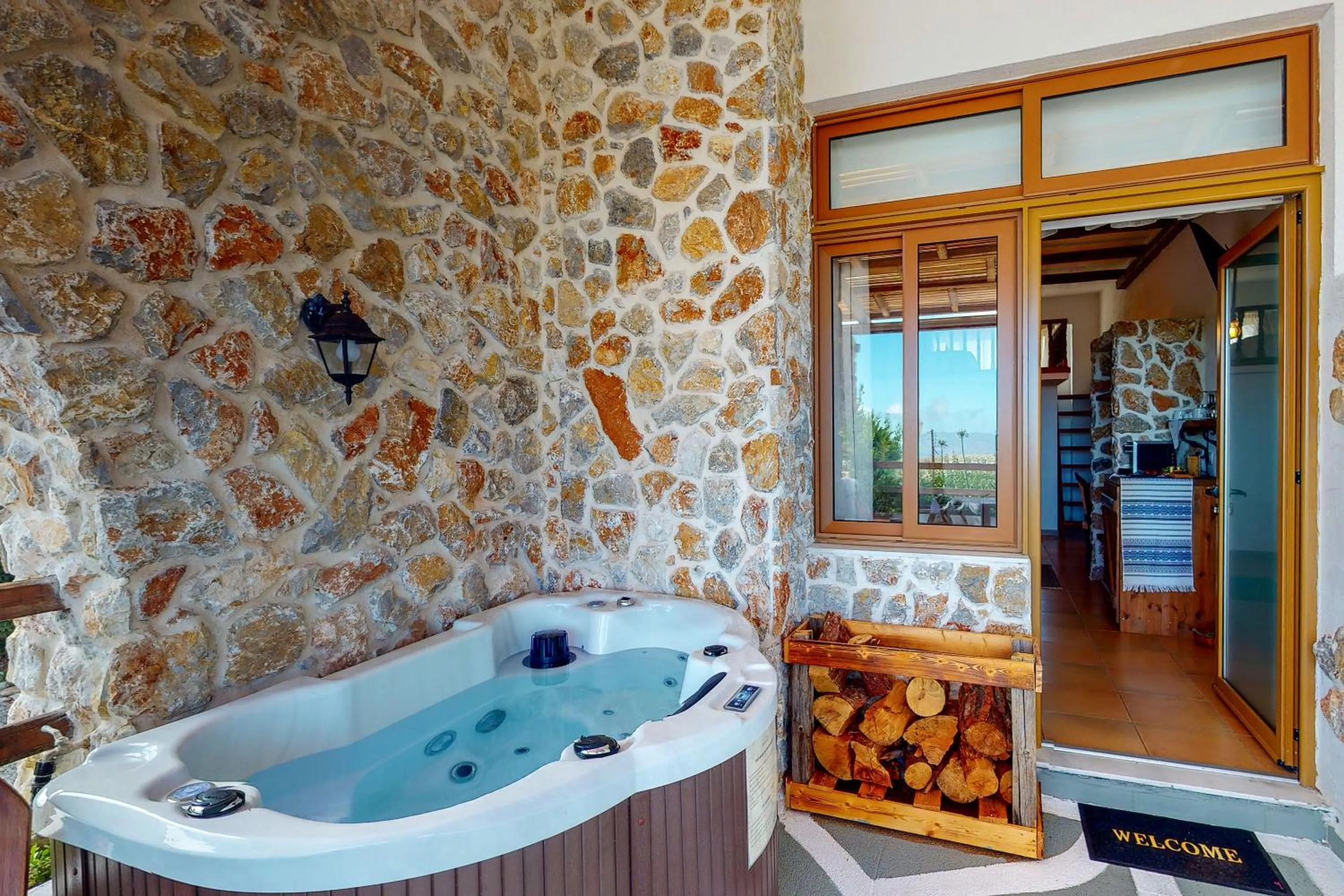 Hot Tub in Limeri Traditional Guest House