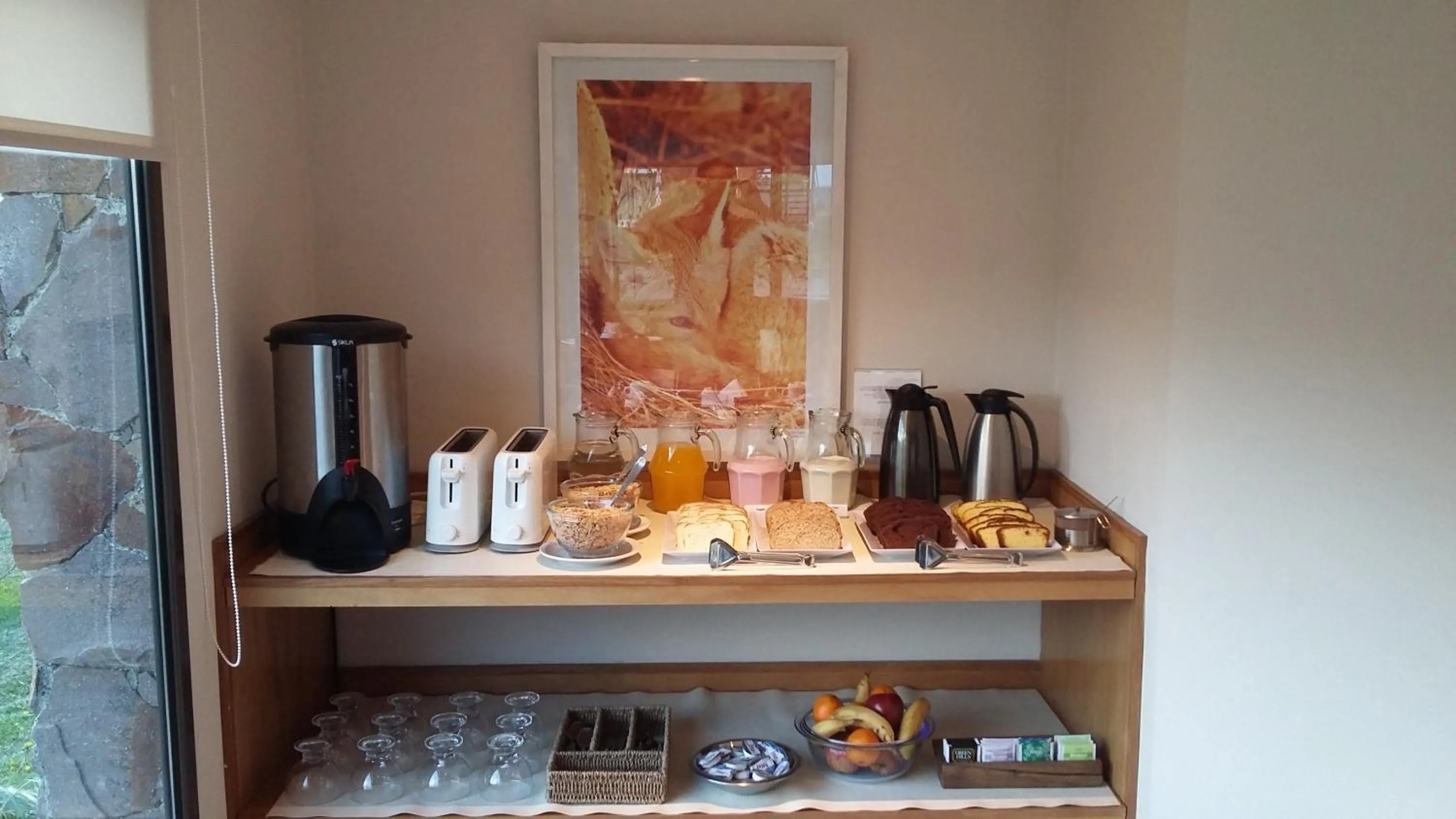 Food and drinks in Posada y Cabañas El Barranco