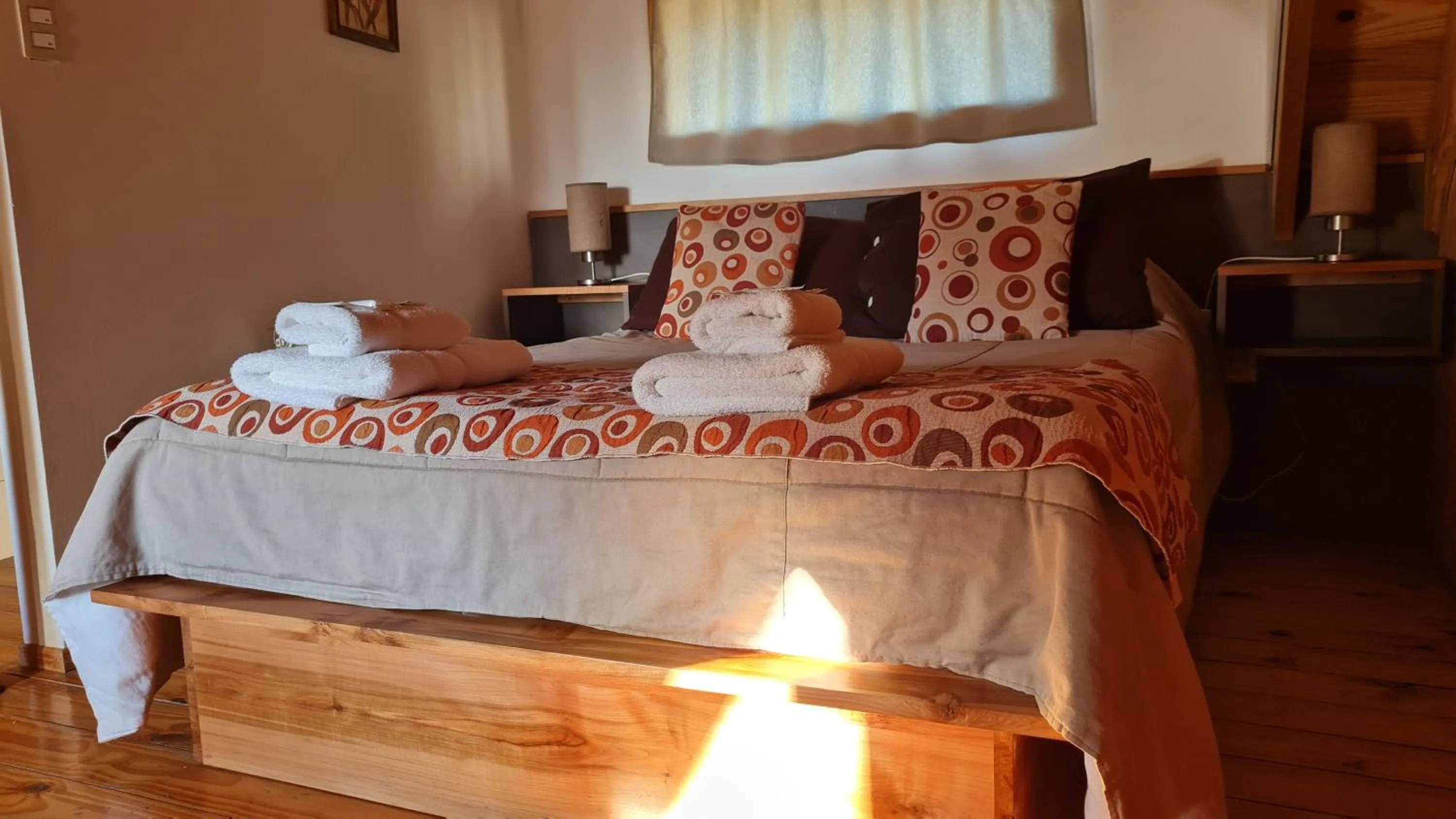 Bed in Posada y Cabañas El Barranco