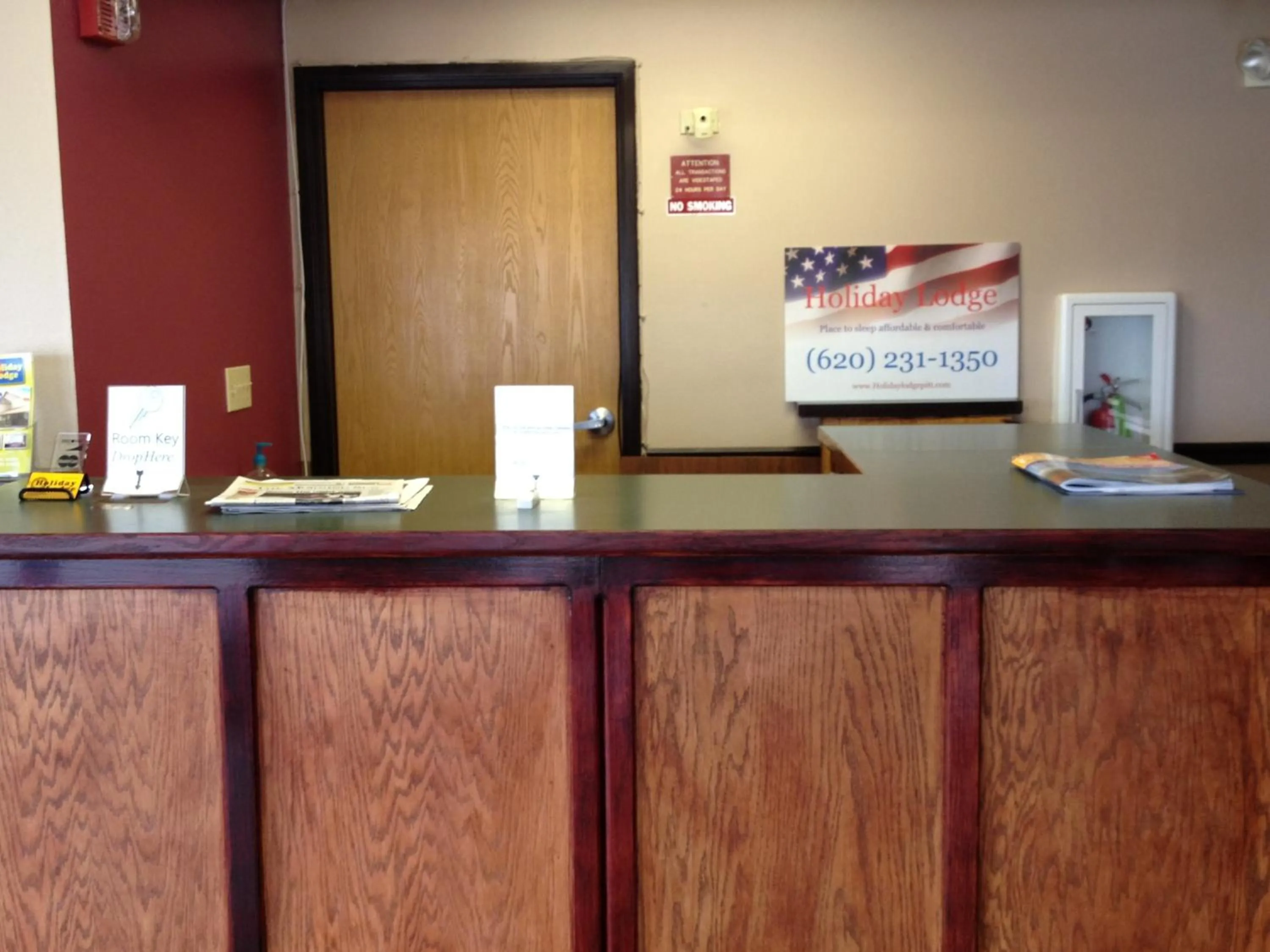 Lobby or reception in Holiday Lodge