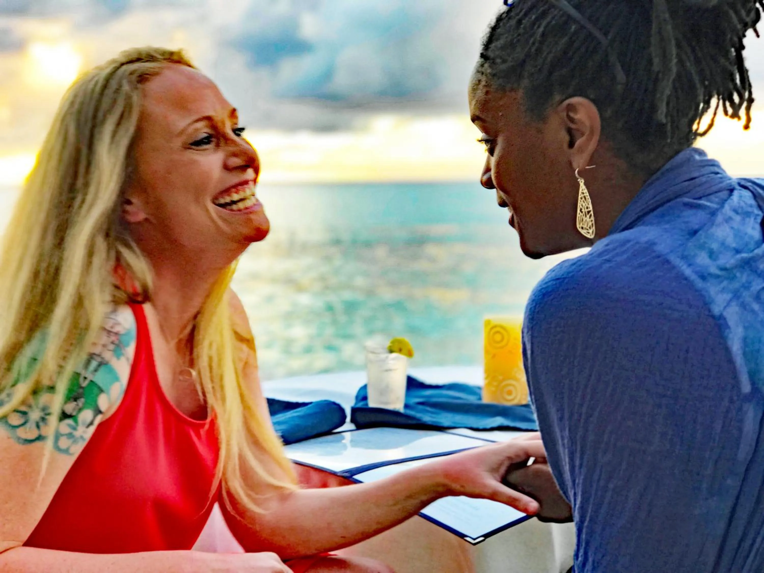 People in Sand Castle on the Beach - Adults Only