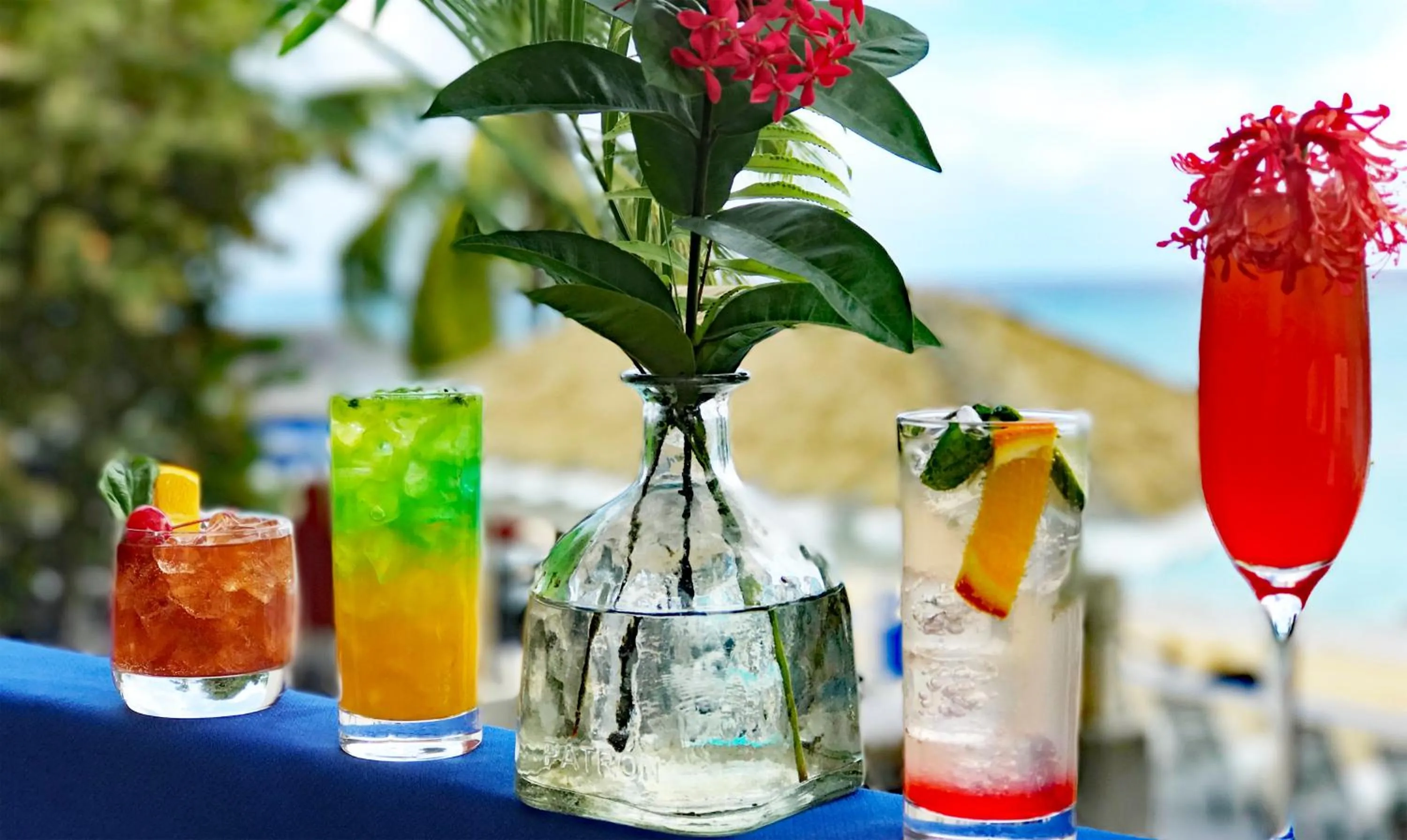 Alcoholic drinks in Sand Castle on the Beach - Adults Only