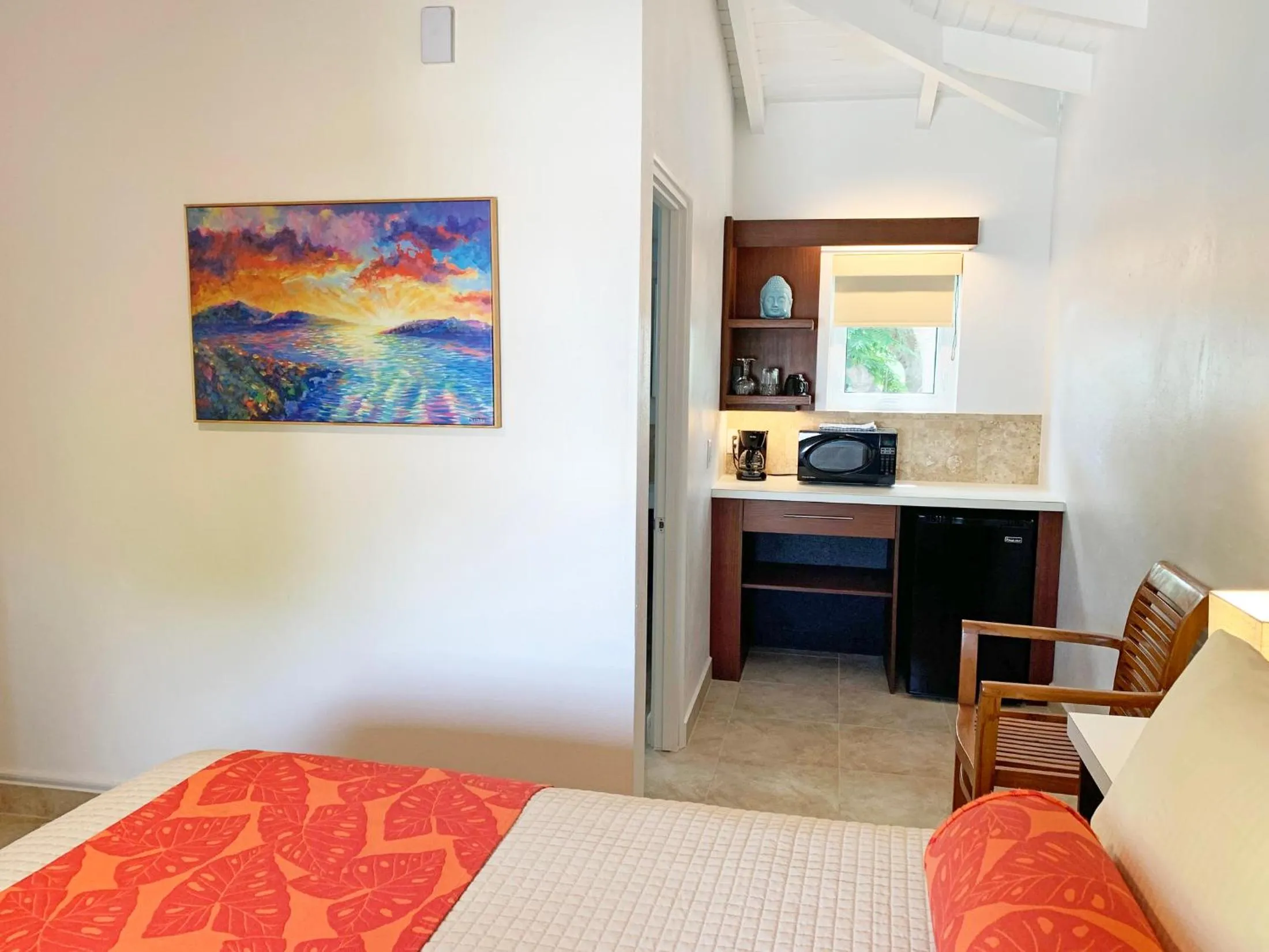 Bedroom, Bed in Sand Castle on the Beach - Adults Only