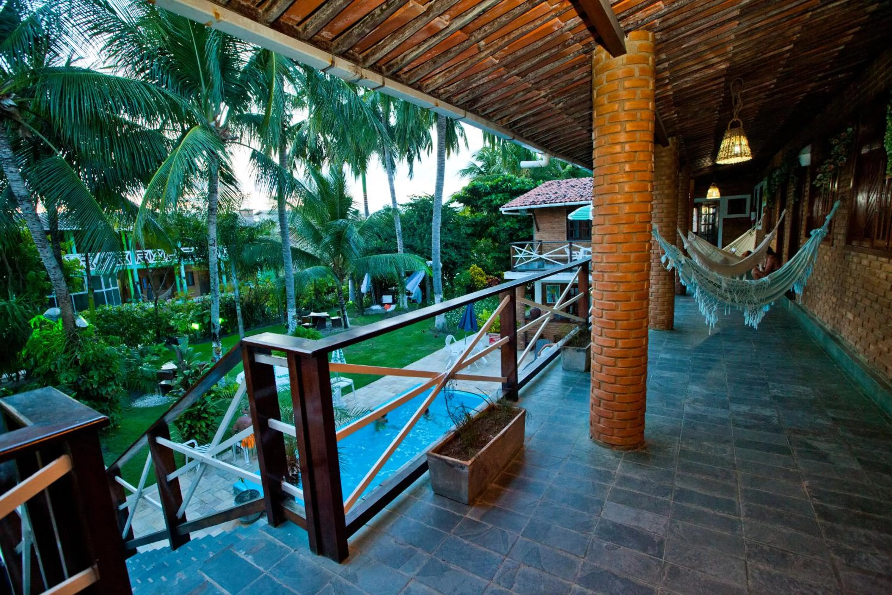 Balcony/Terrace in Pousada Lua Cheia