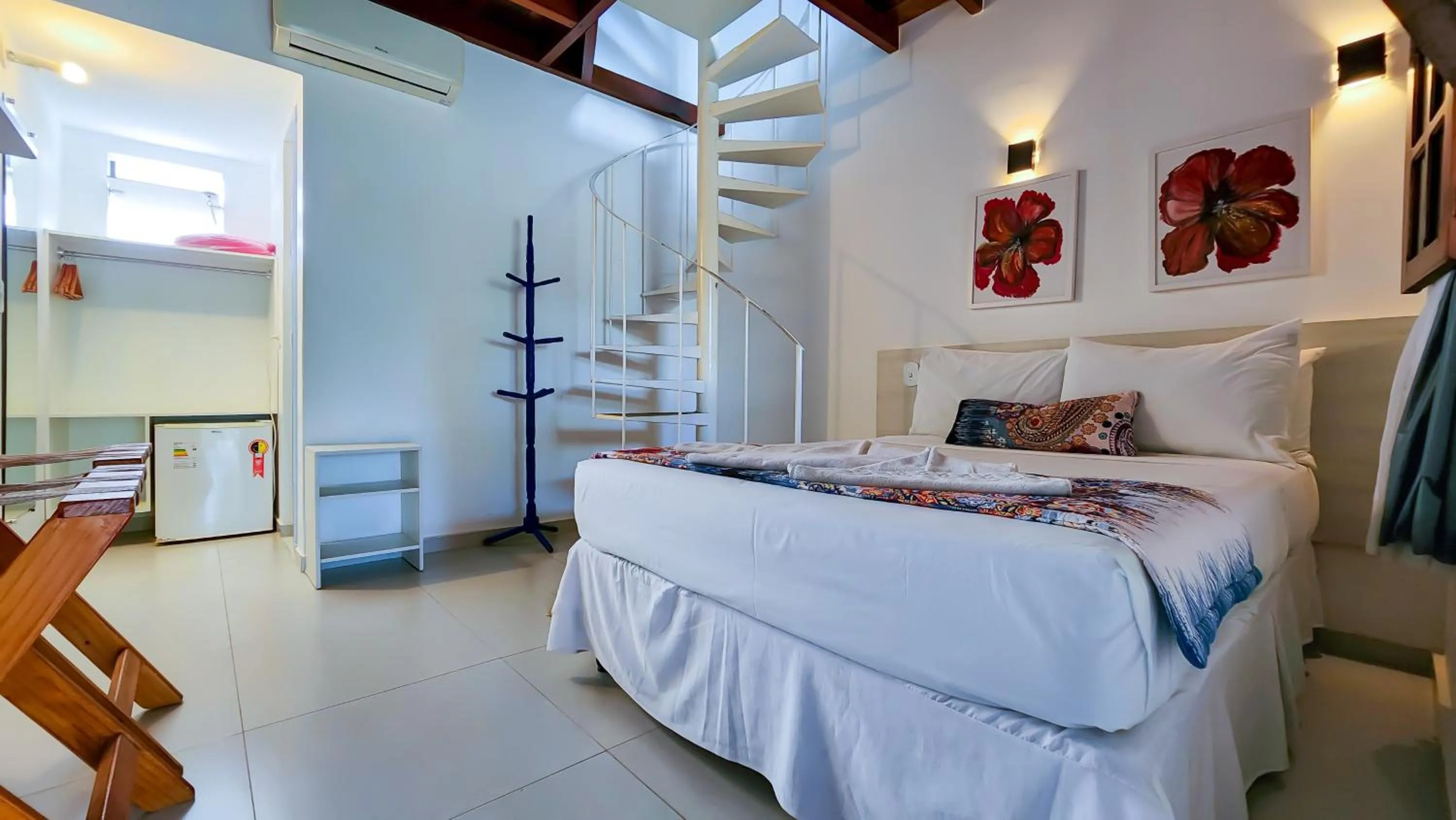 Bedroom, Bed in Pousada Lua Cheia