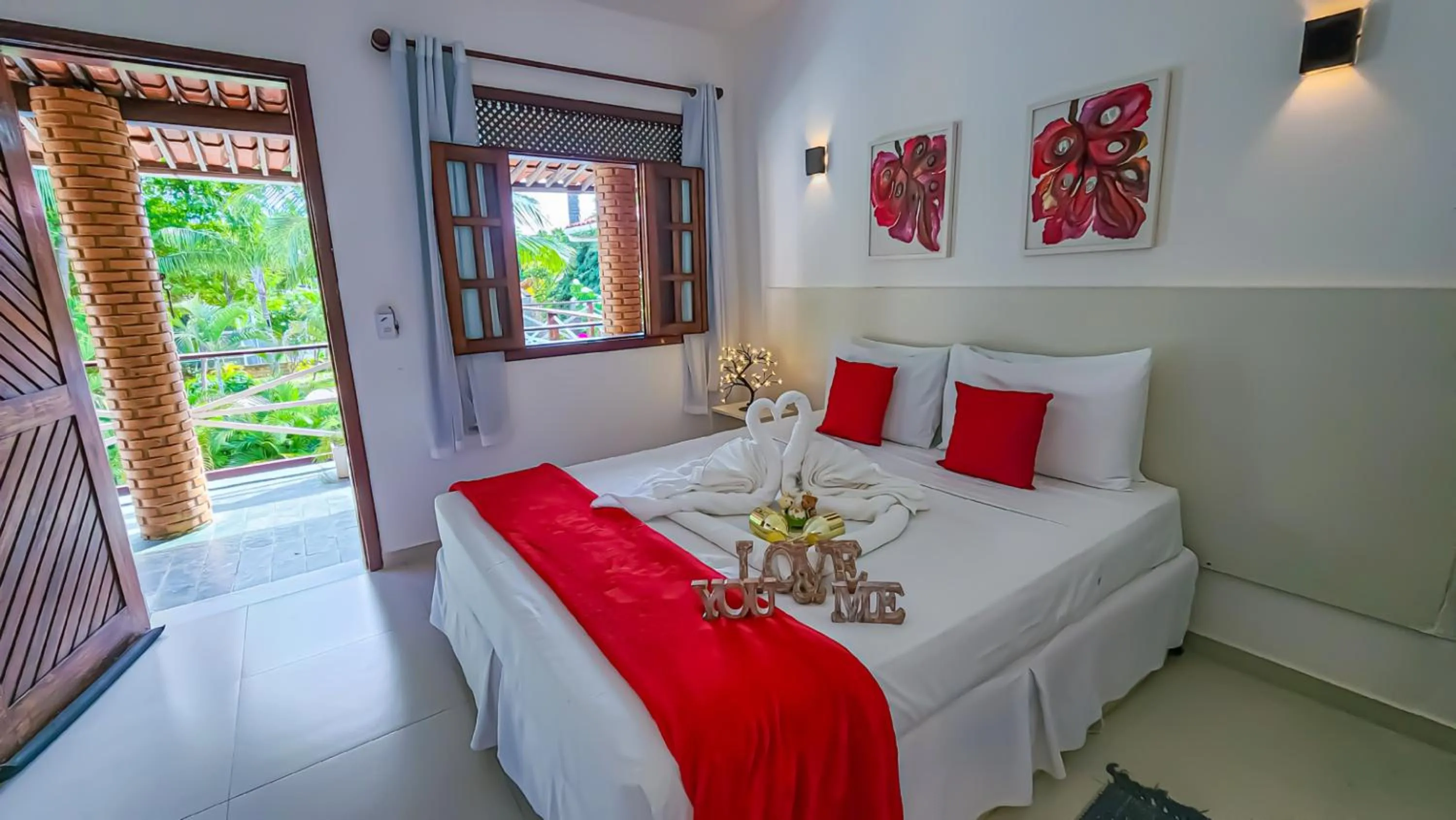 Bedroom, Bed in Pousada Lua Cheia